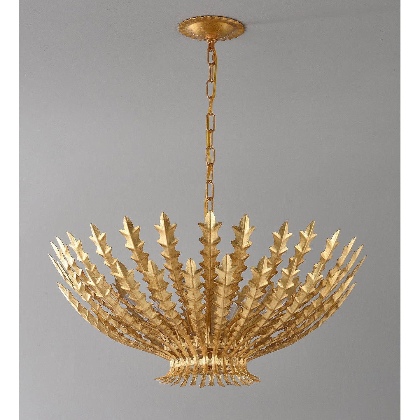 Gilded Acanthus Chandelier - Vakkerlight