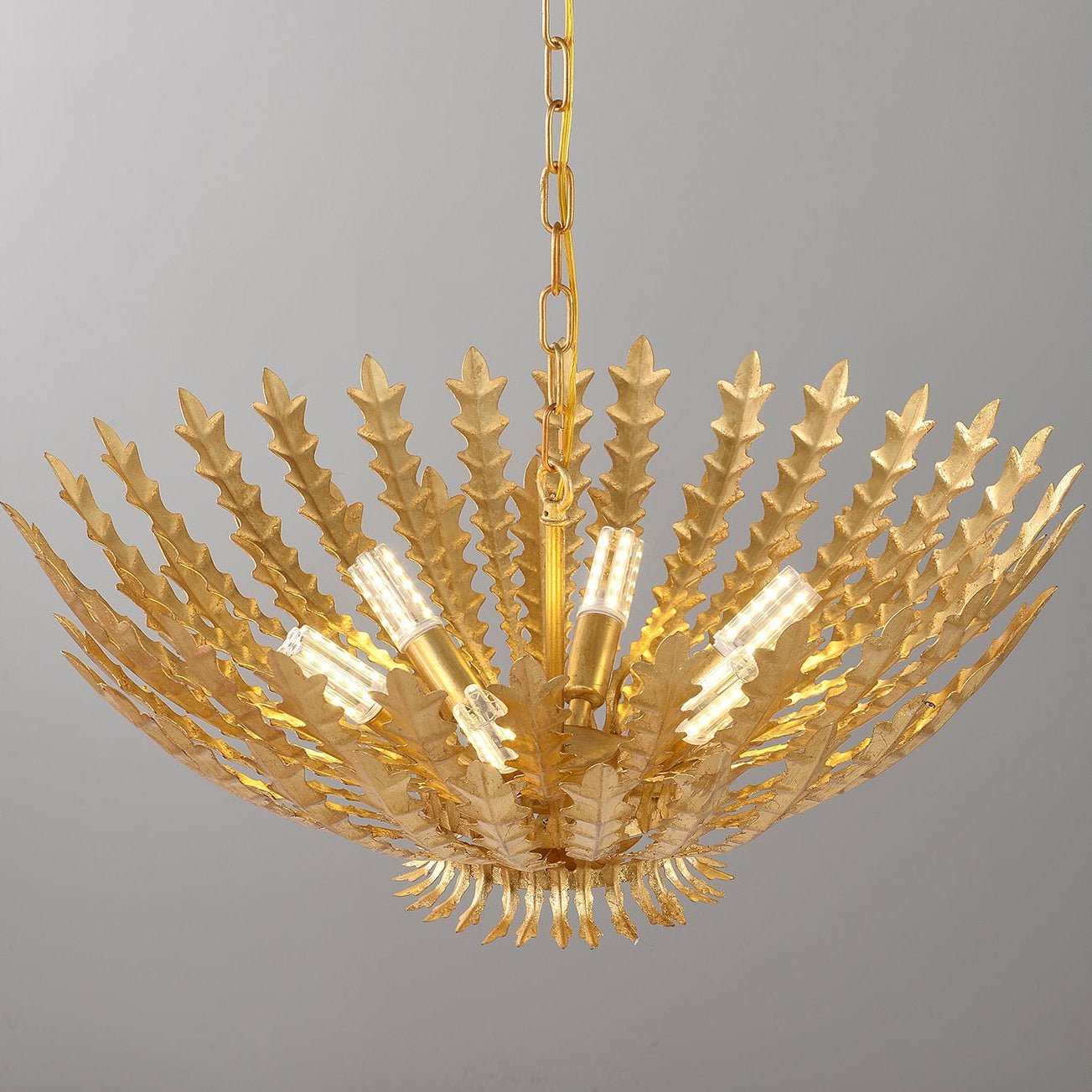 Gilded Acanthus Chandelier - Vakkerlight