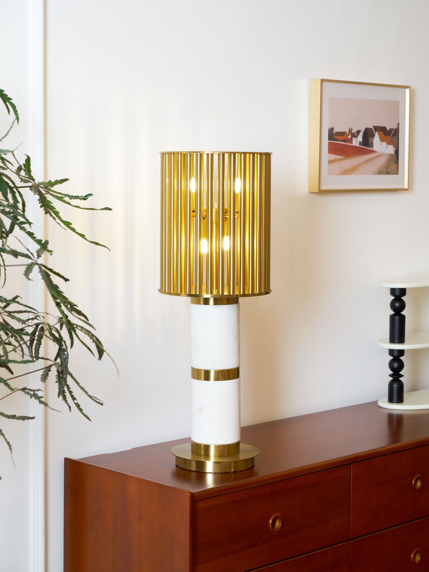 Gilded Cage Table Lamp - Blowlighting
