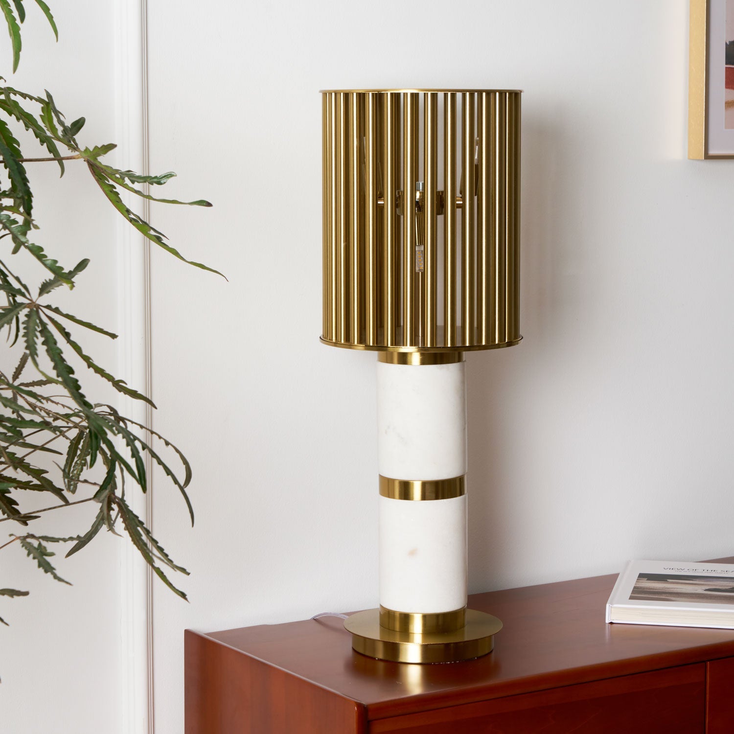 Gilded Cage Table Lamp - Blowlighting