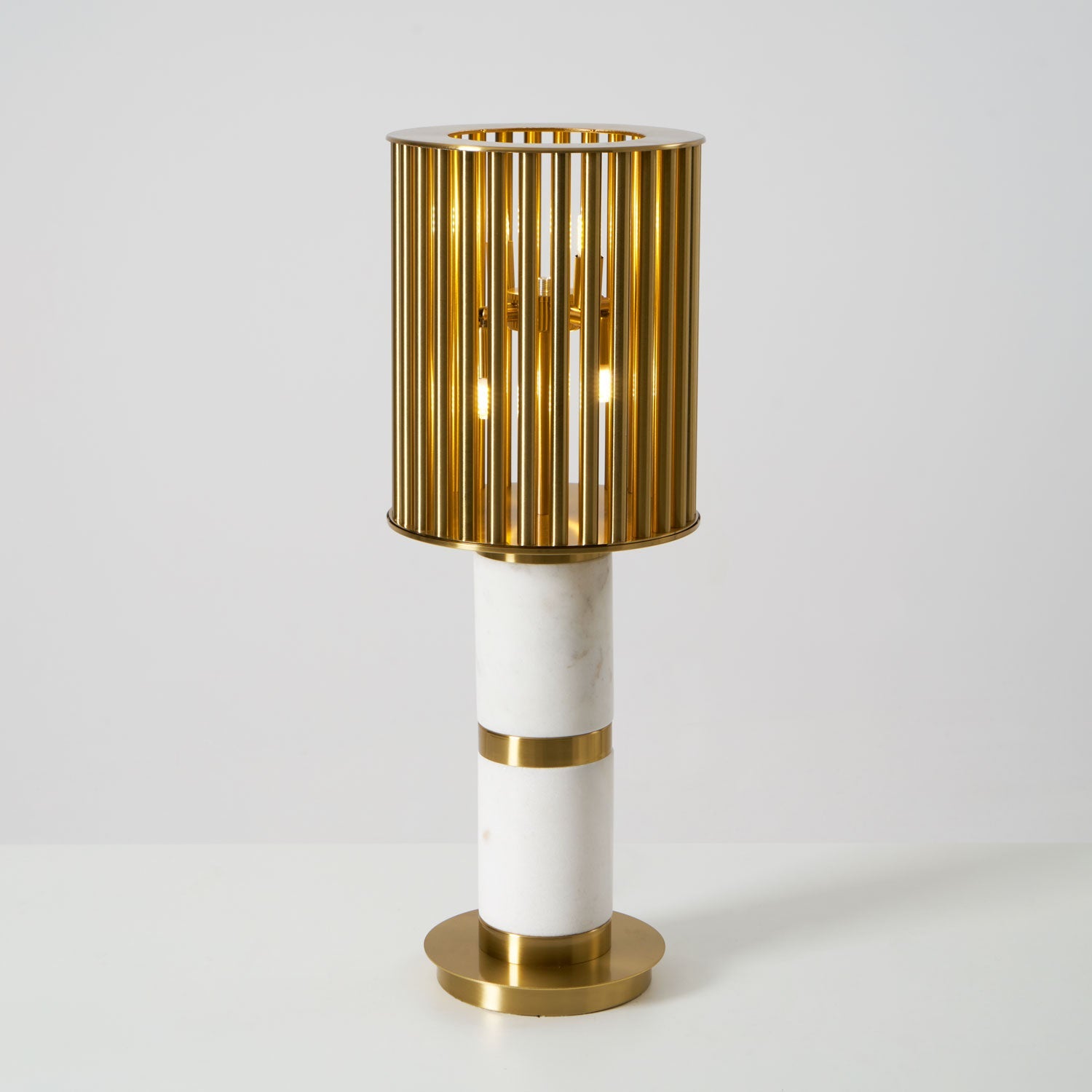 Gilded Cage Table Lamp - Blowlighting