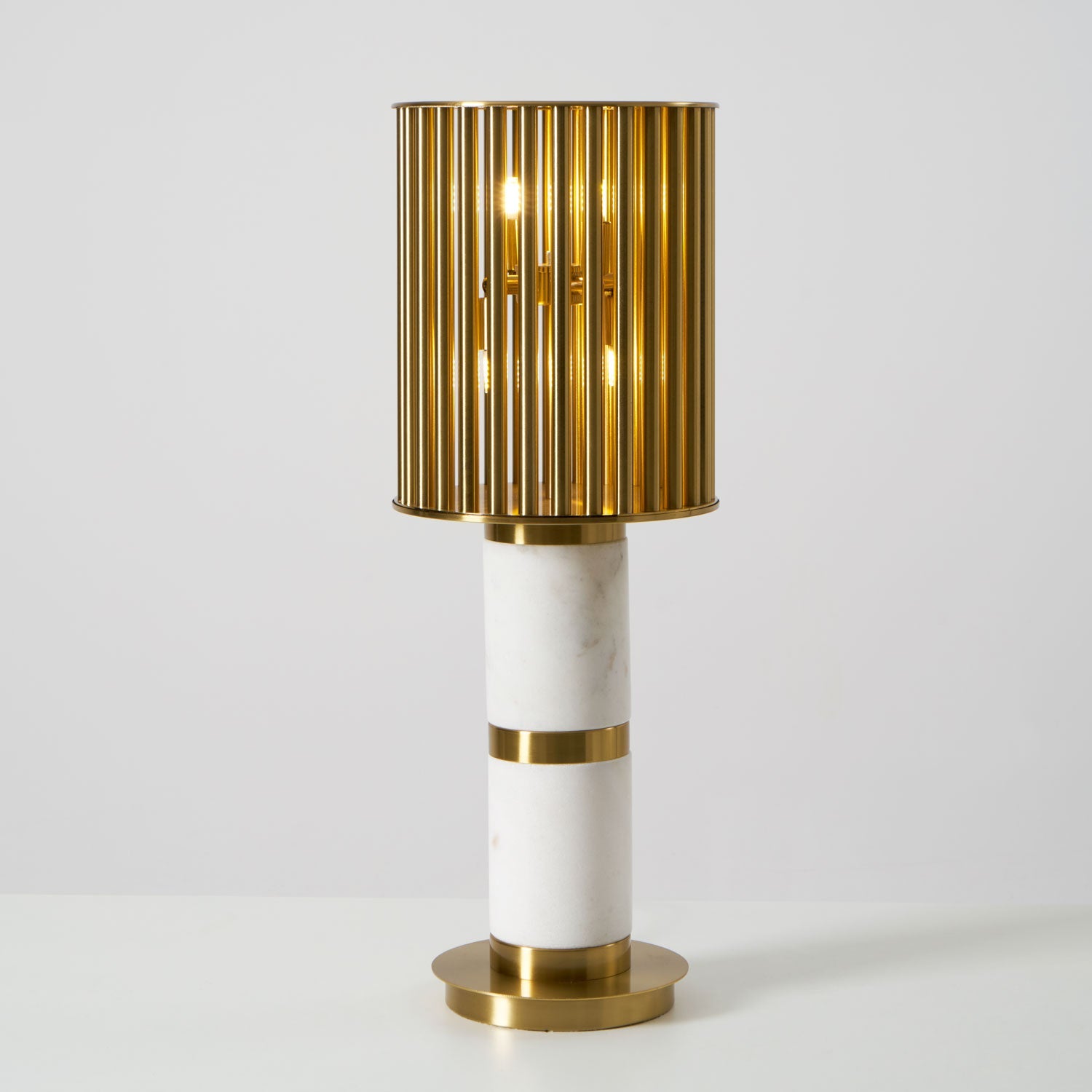 Gilded Cage Table Lamp - Blowlighting