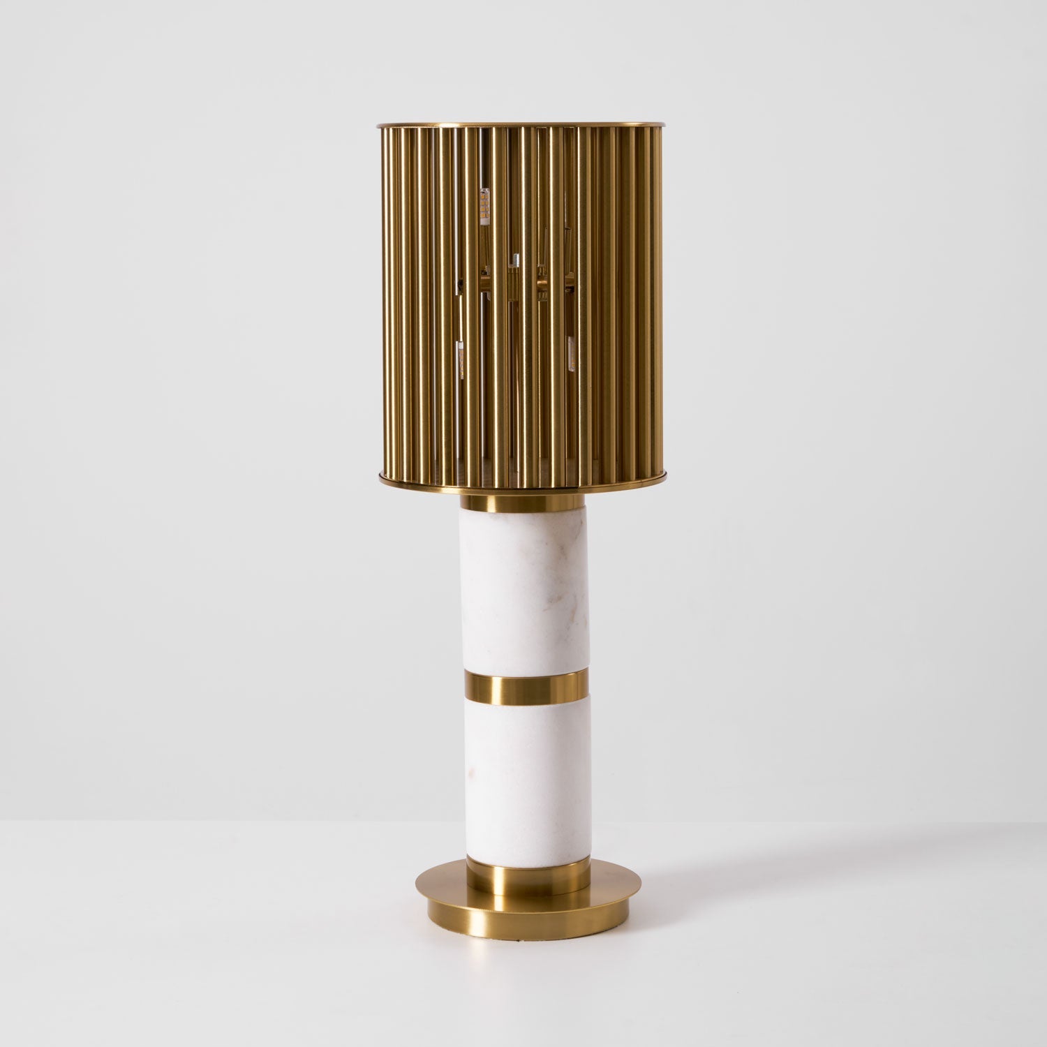 Gilded Cage Table Lamp - Blowlighting