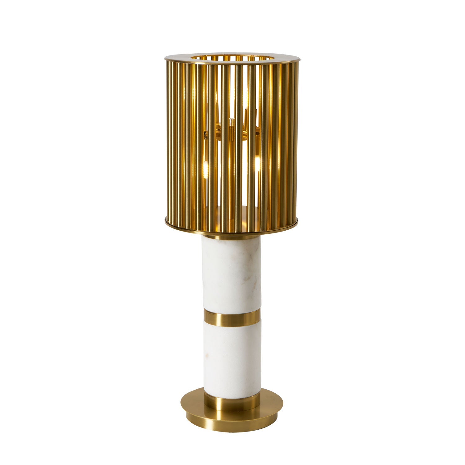 Gilded Cage Table Lamp - Blowlighting