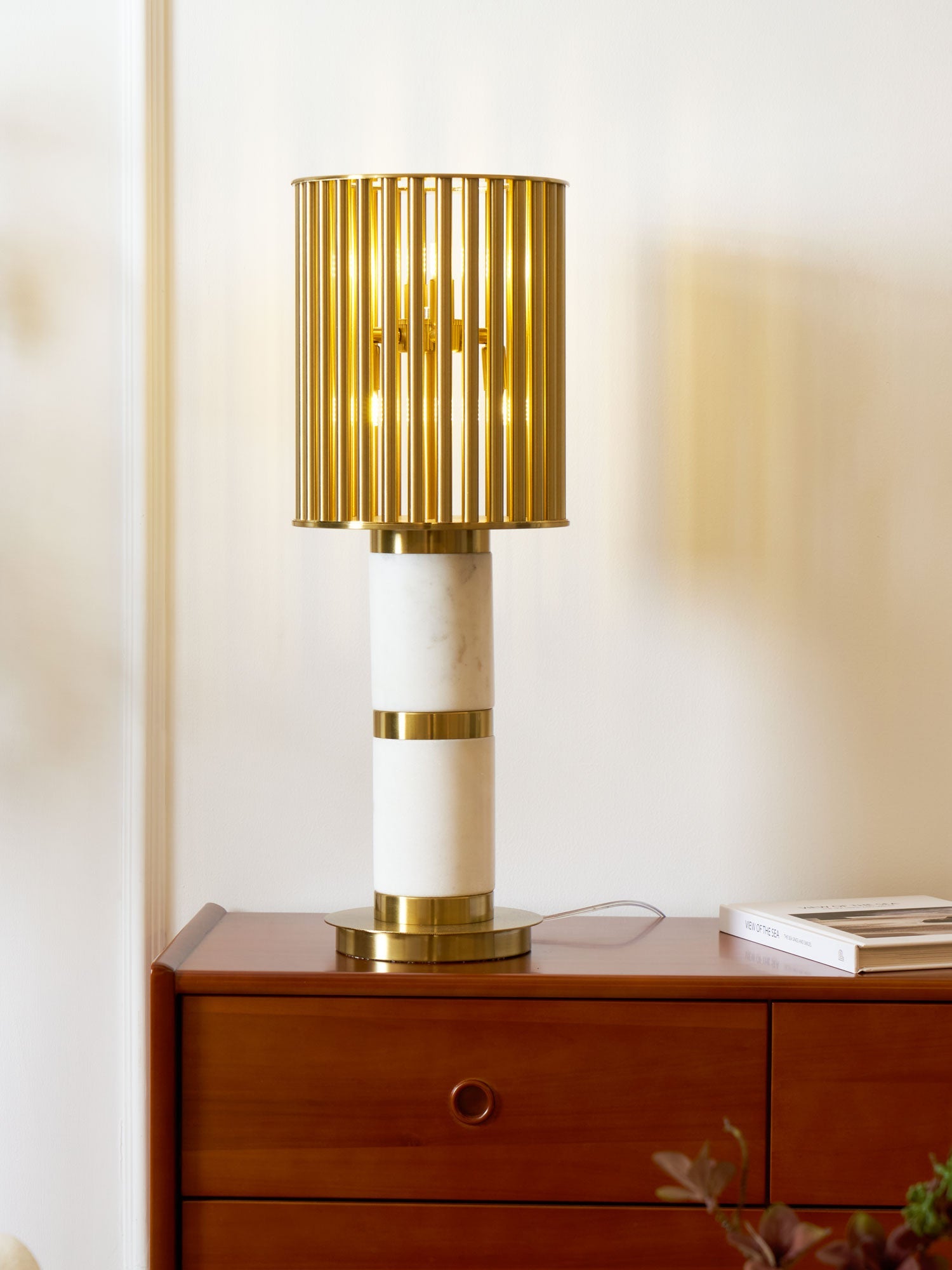 Gilded Cage Table Lamp - Blowlighting