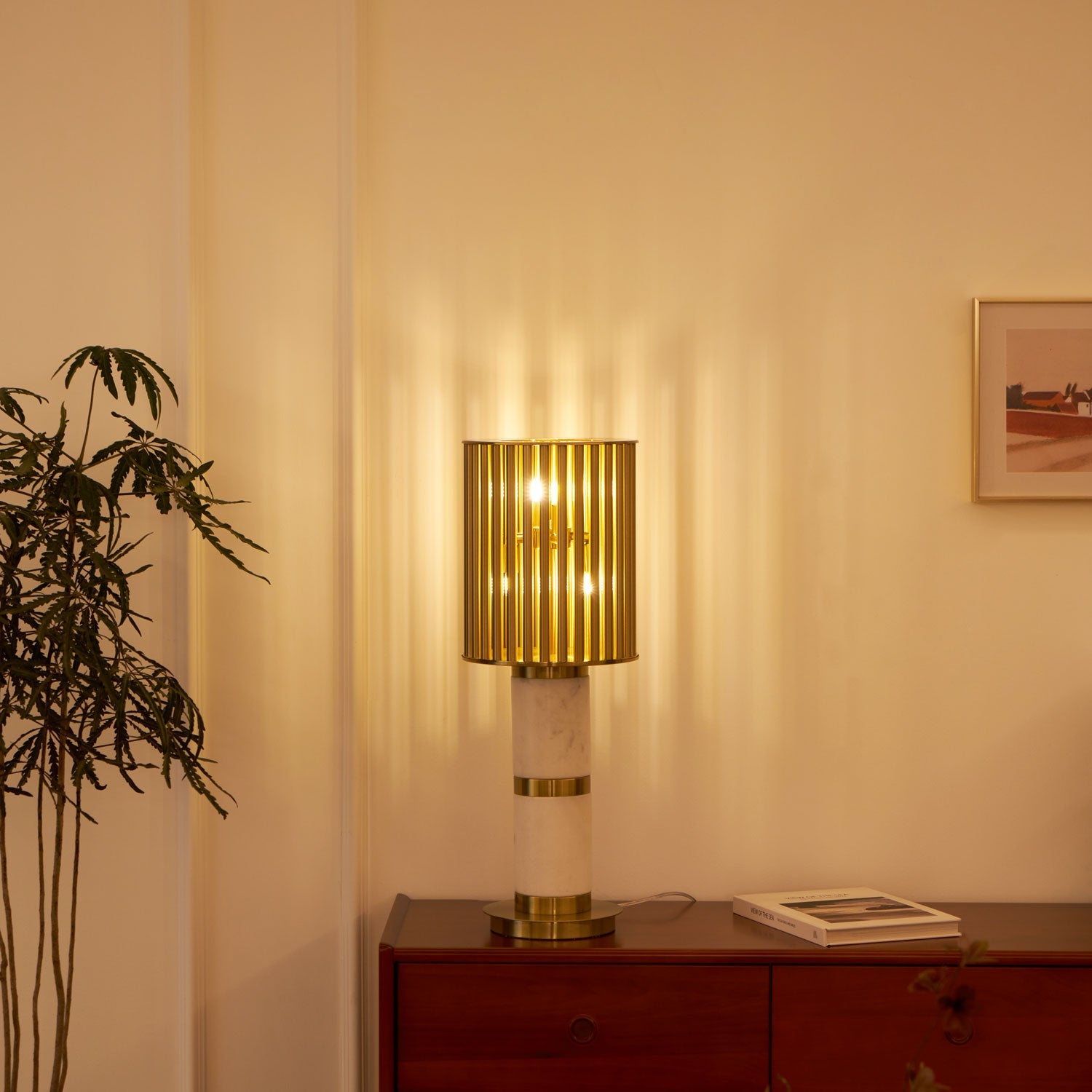 Gilded Cage Table Lamp - Blowlighting