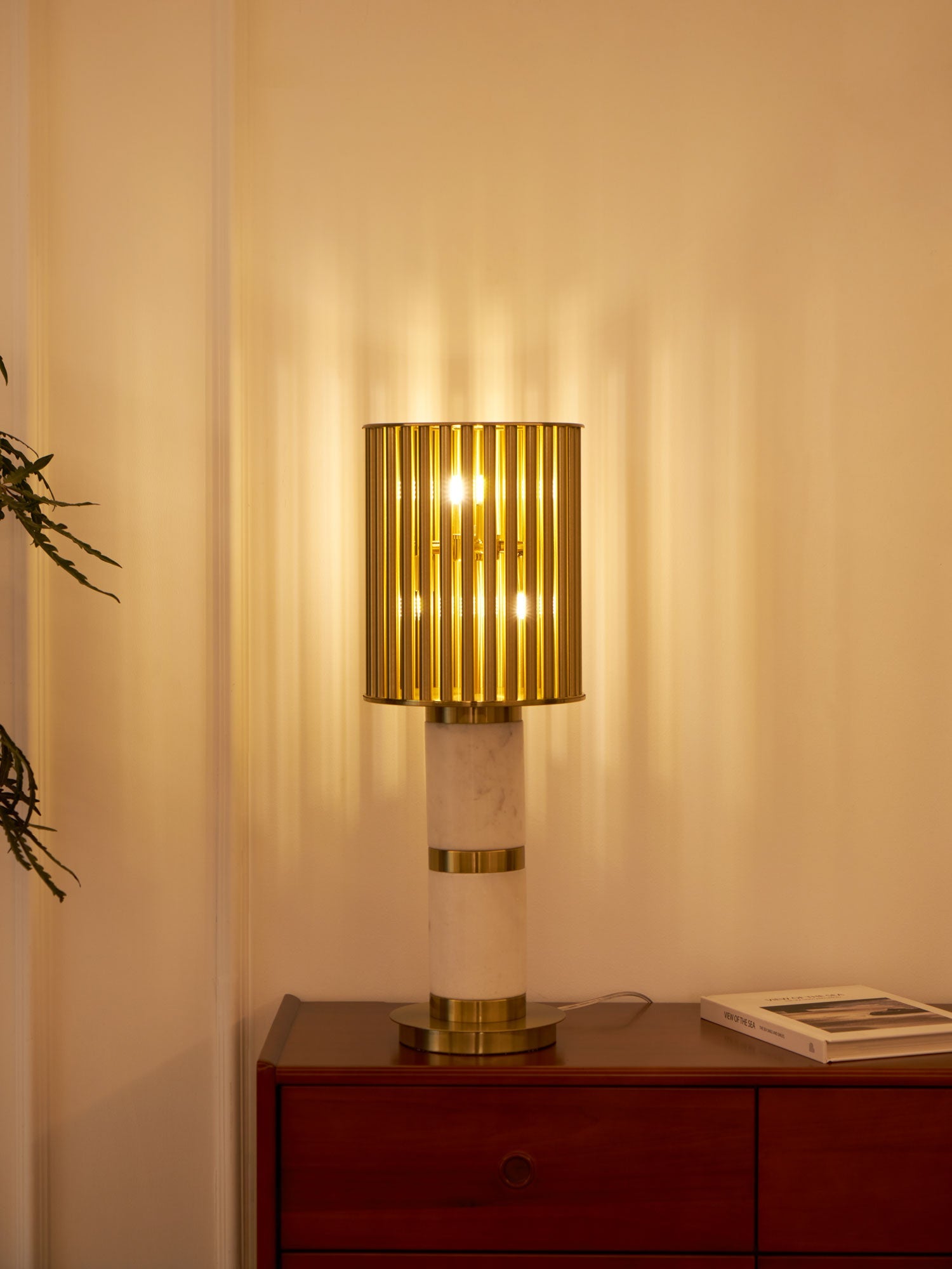 Gilded Cage Table Lamp - Blowlighting