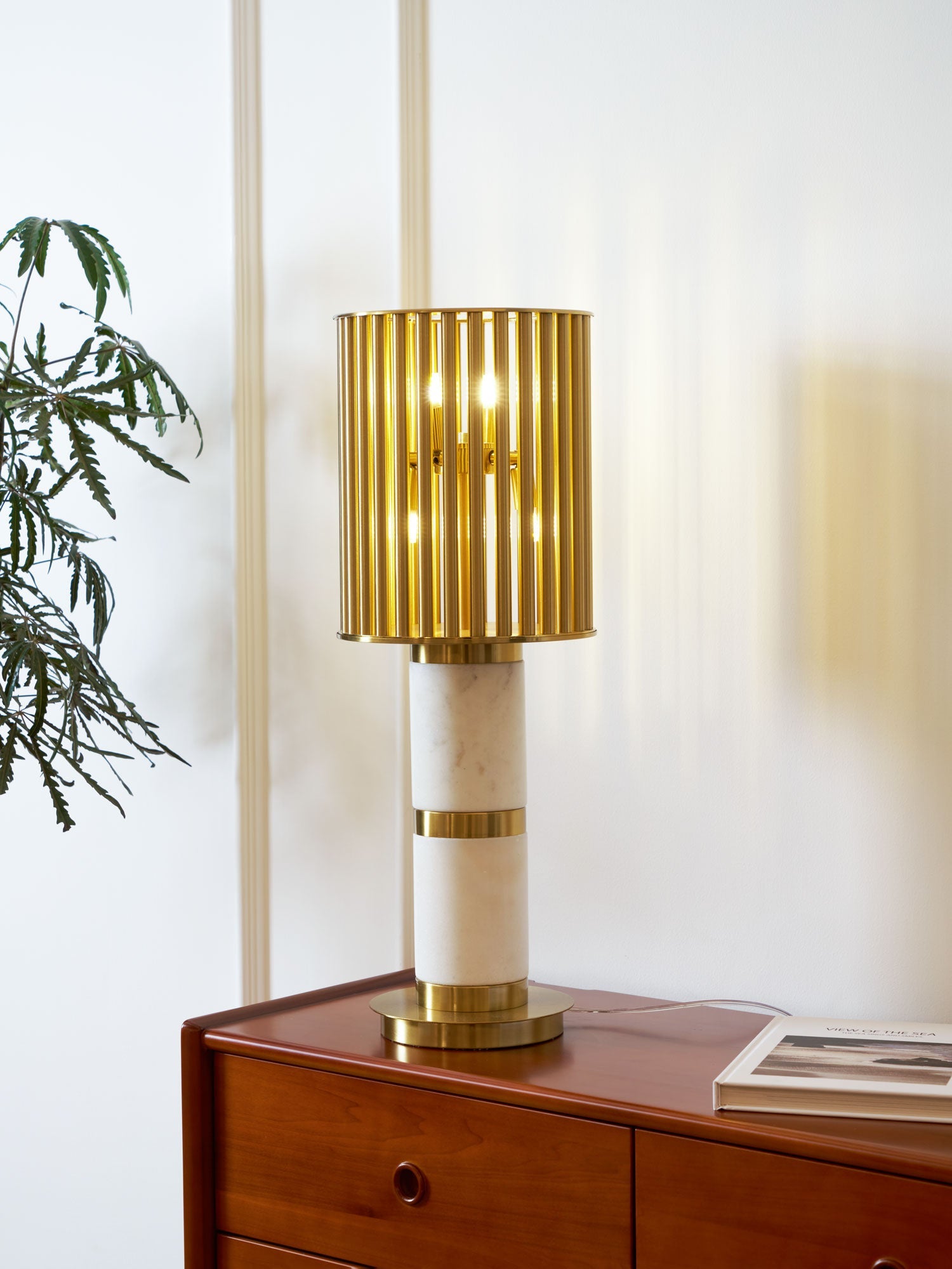 Gilded Cage Table Lamp - Blowlighting
