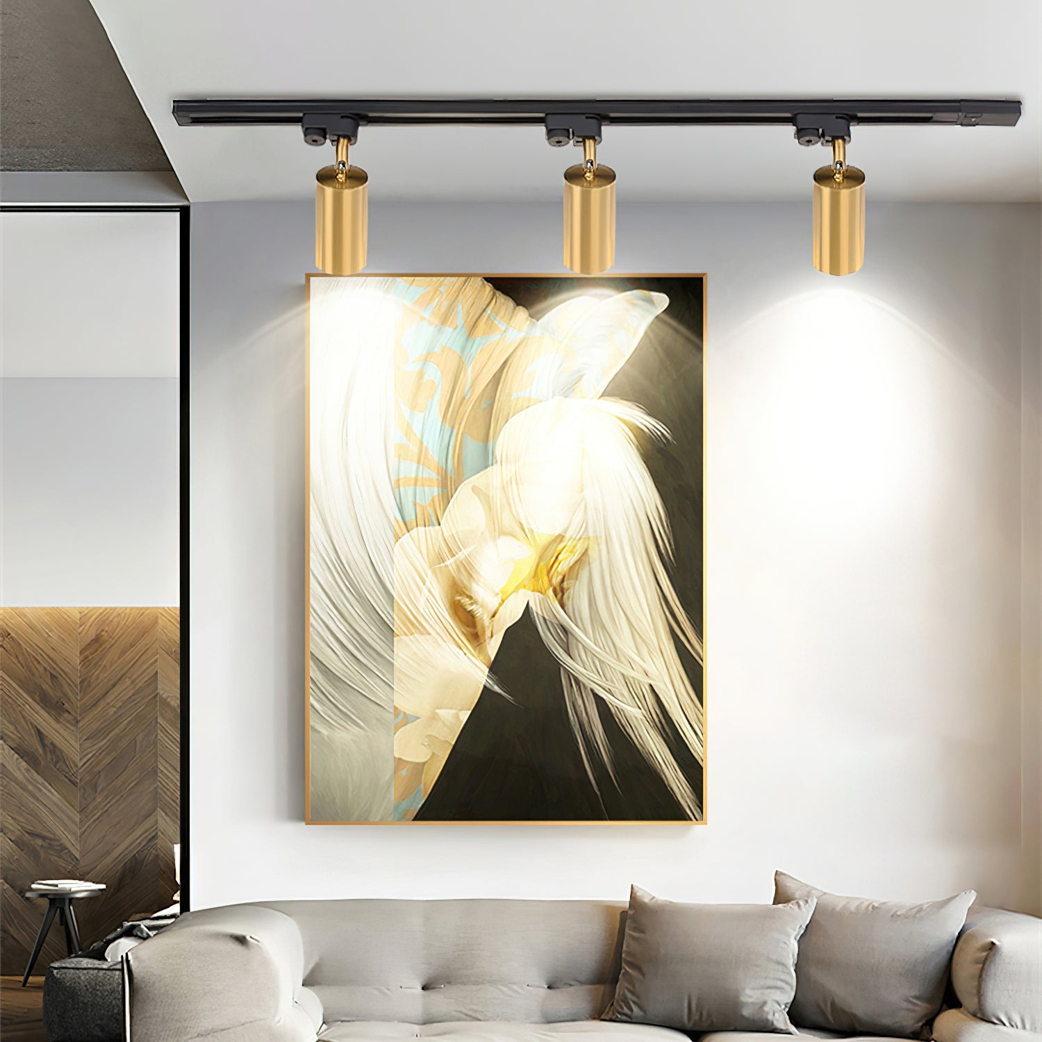 Gilded Rail Track Light - Blowlighting