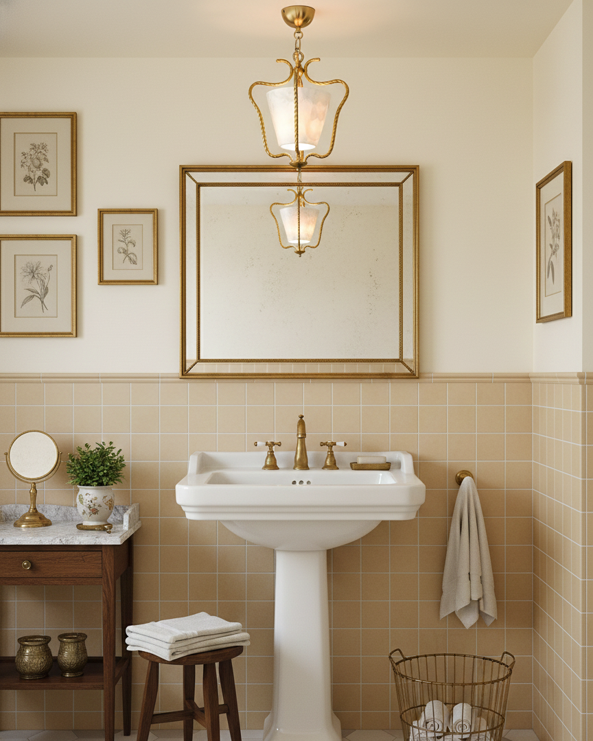 Gildra Vintage Shell Ceiling Light