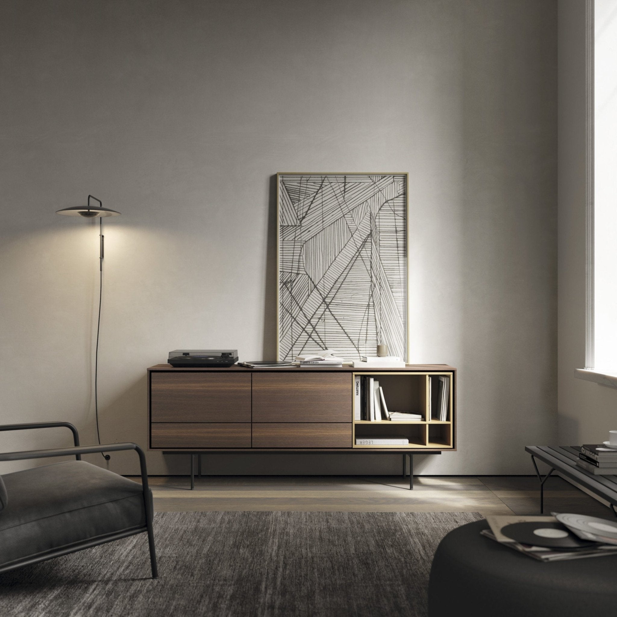 Abnormal Classic Modern Minimalist Plug-In Metal Wall Lamp - Blowlighting