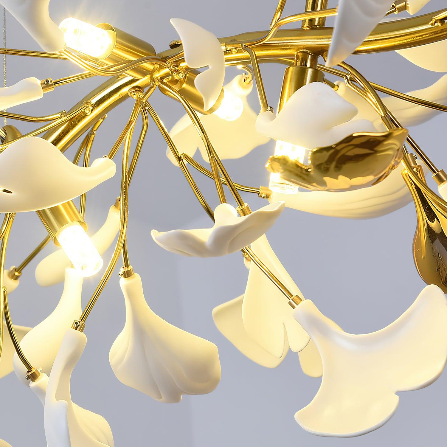 Gingko Chandelier D - Blowlighting