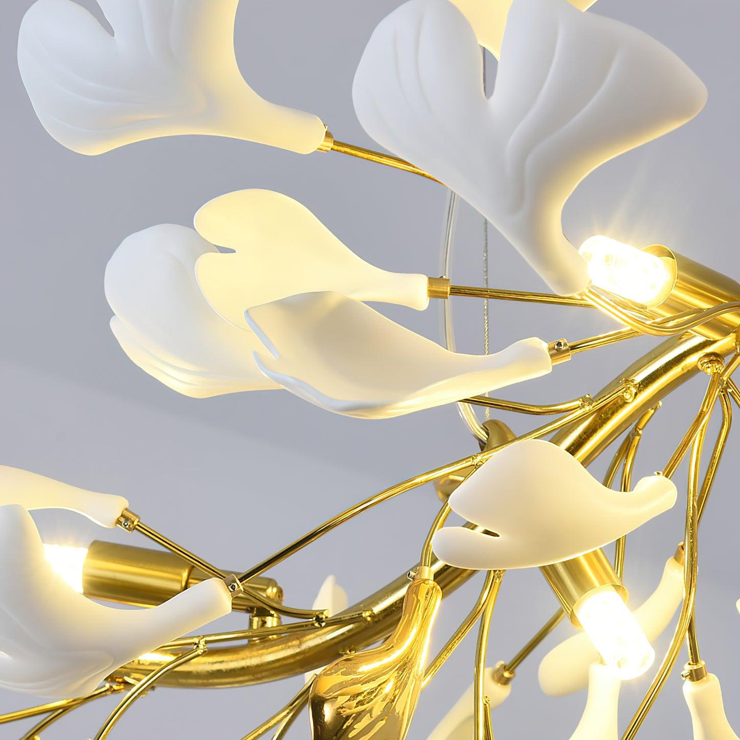 Gingko Chandelier D - Blowlighting