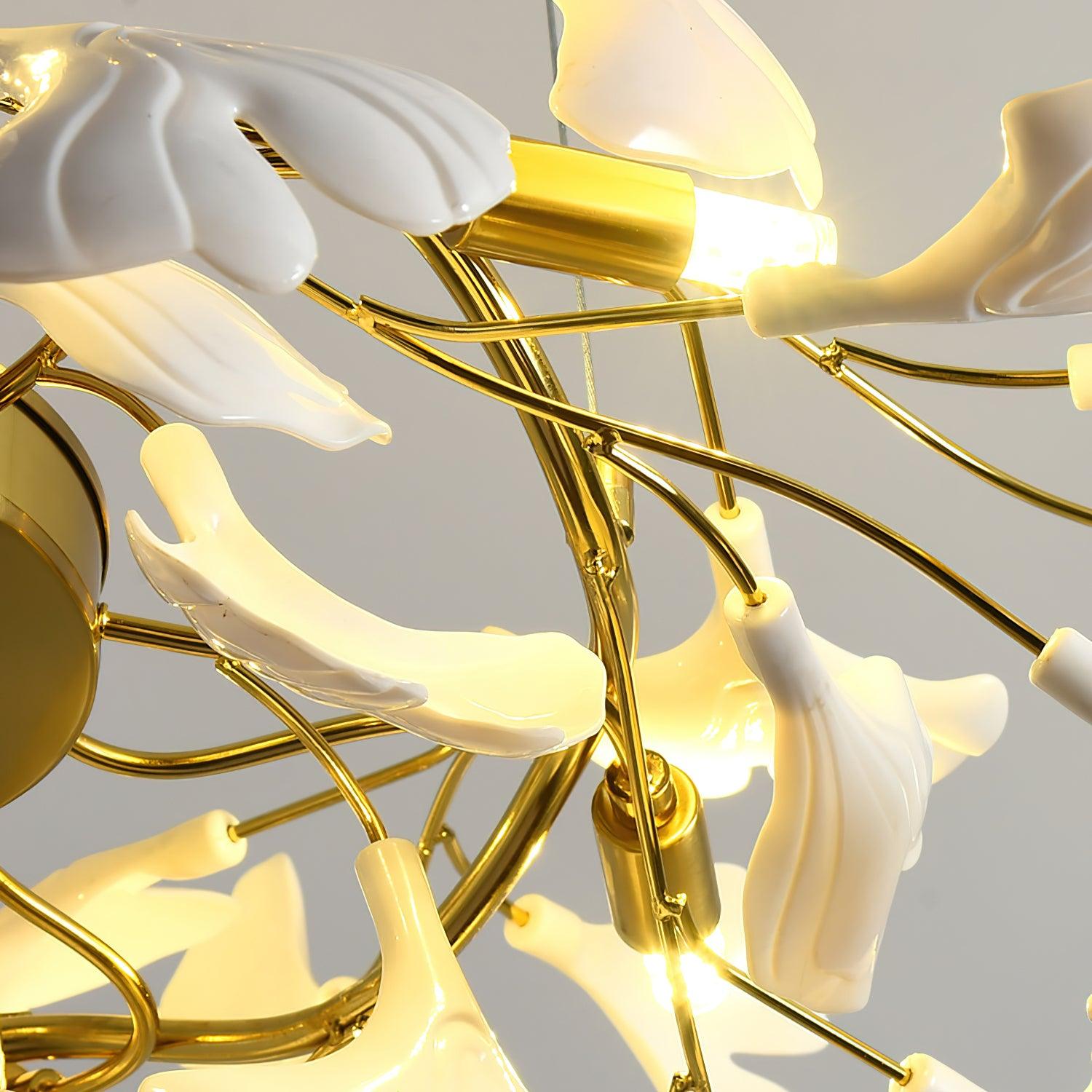 Gingko Chandelier D - Blowlighting