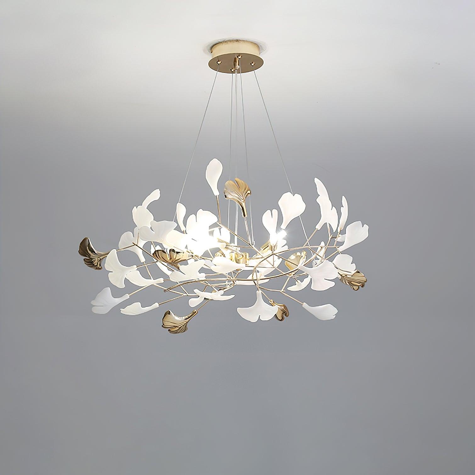 Gingko Chandelier R - Blowlighting