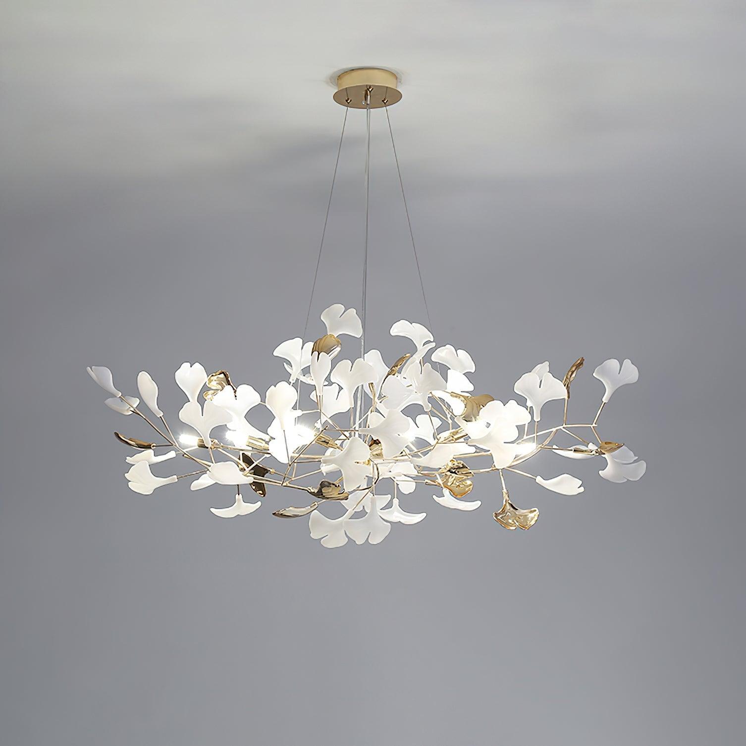 Gingko Chandelier R - Blowlighting