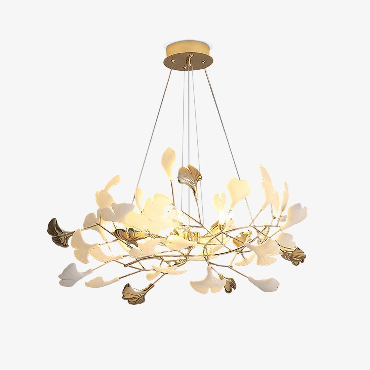 Gingko Chandelier R - Blowlighting