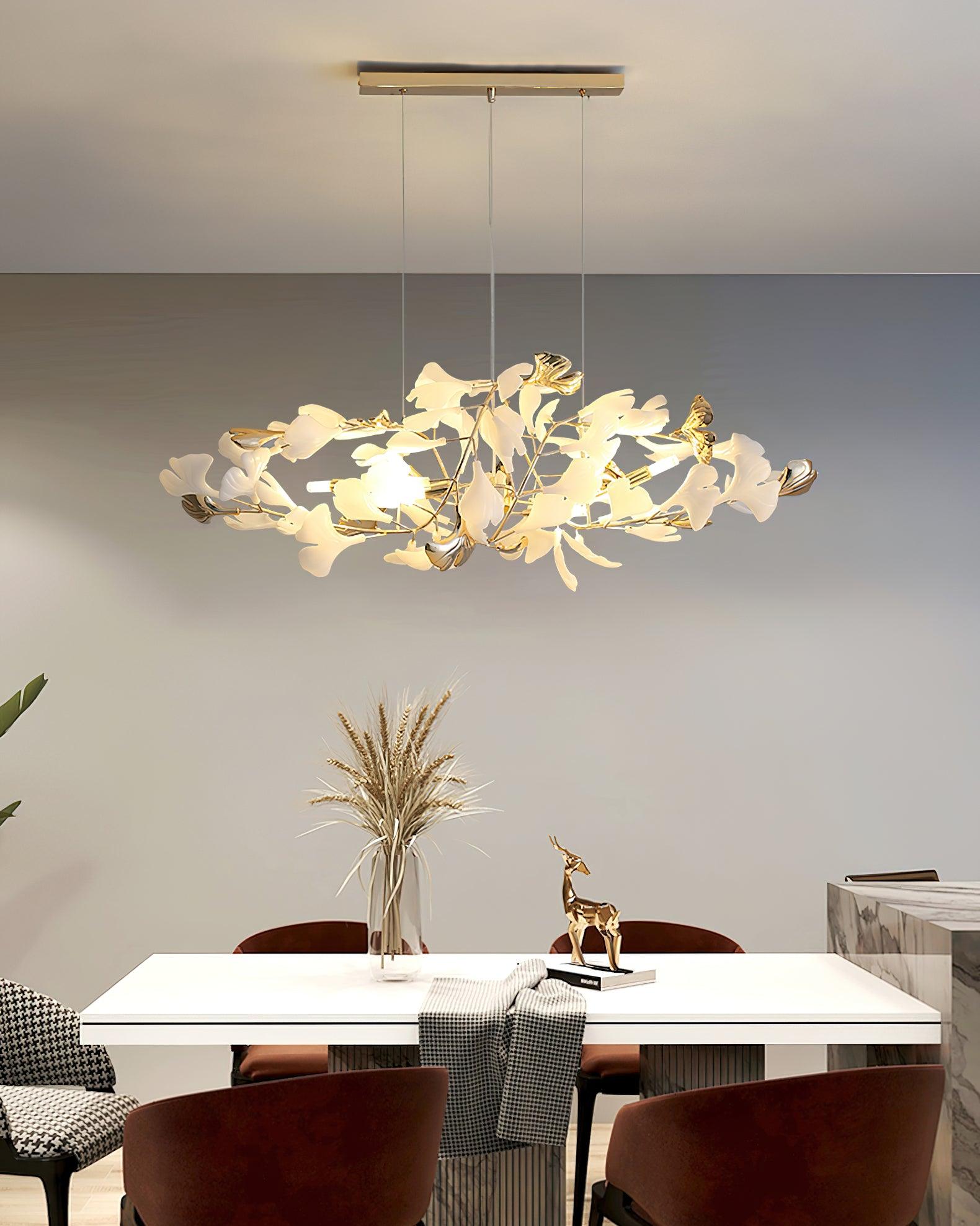 Gingko Chandelier H - Blowlighting