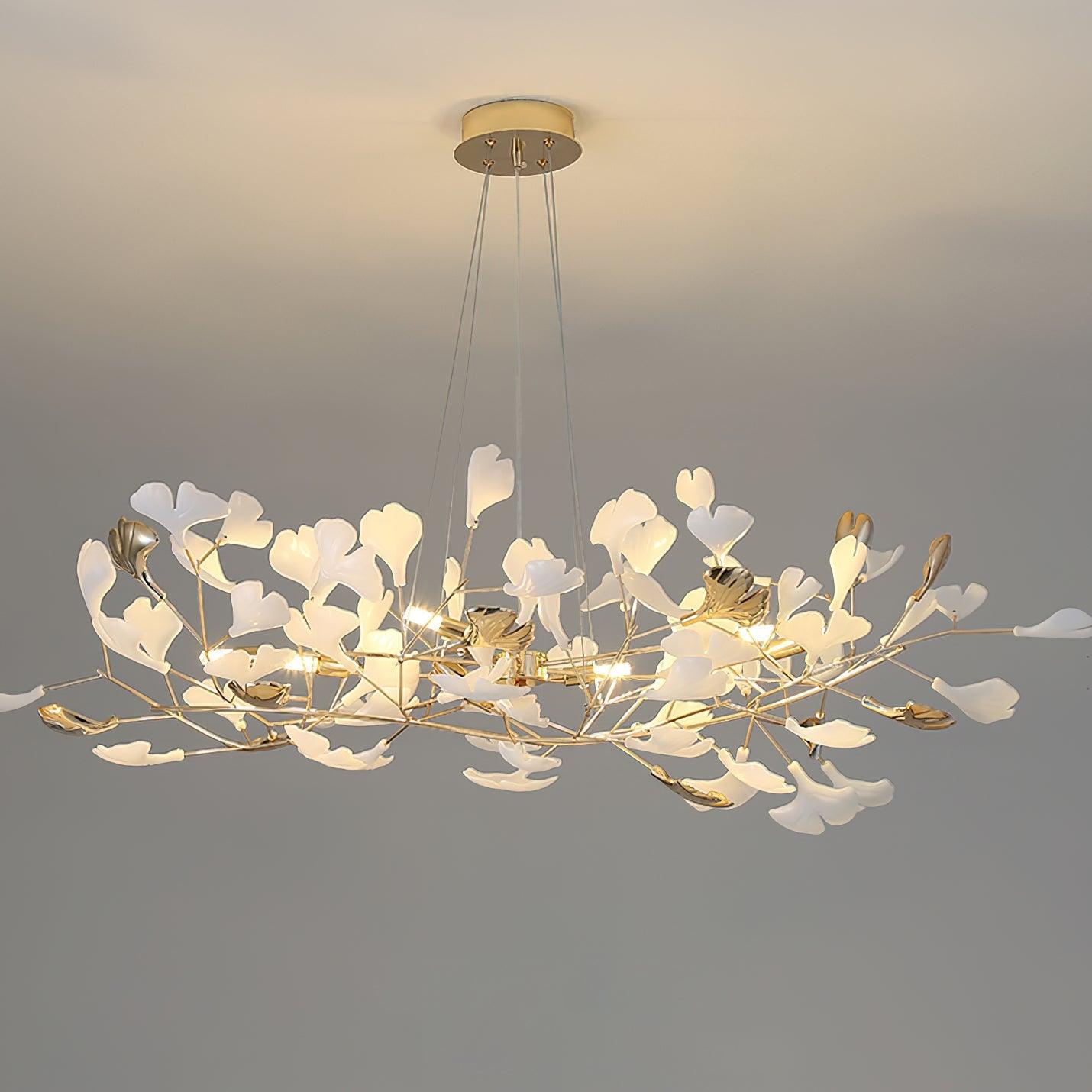 Gingko Chandelier R - Blowlighting