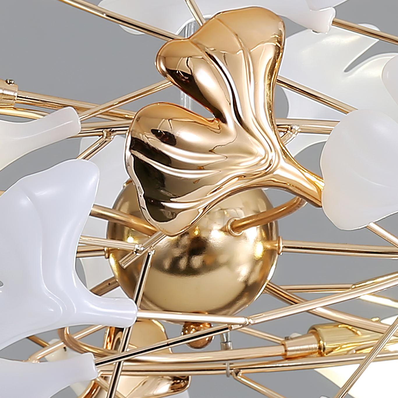 Gingko Chandelier R - Blowlighting