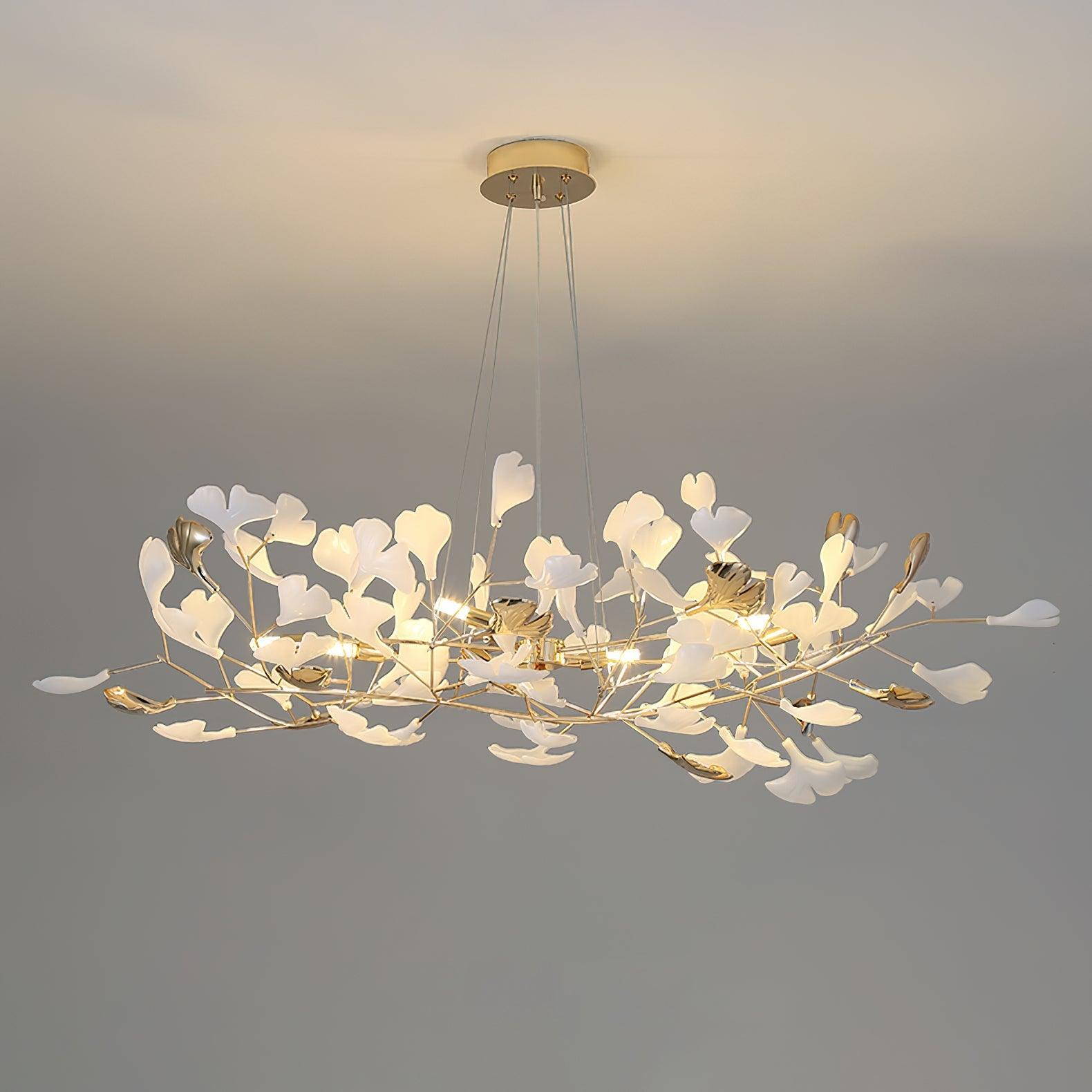 Gingko Chandelier R - Blowlighting