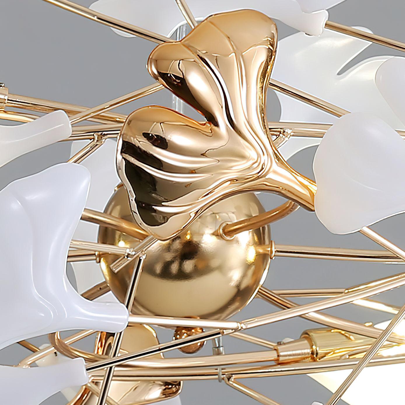 Gingko Chandelier R - Blowlighting