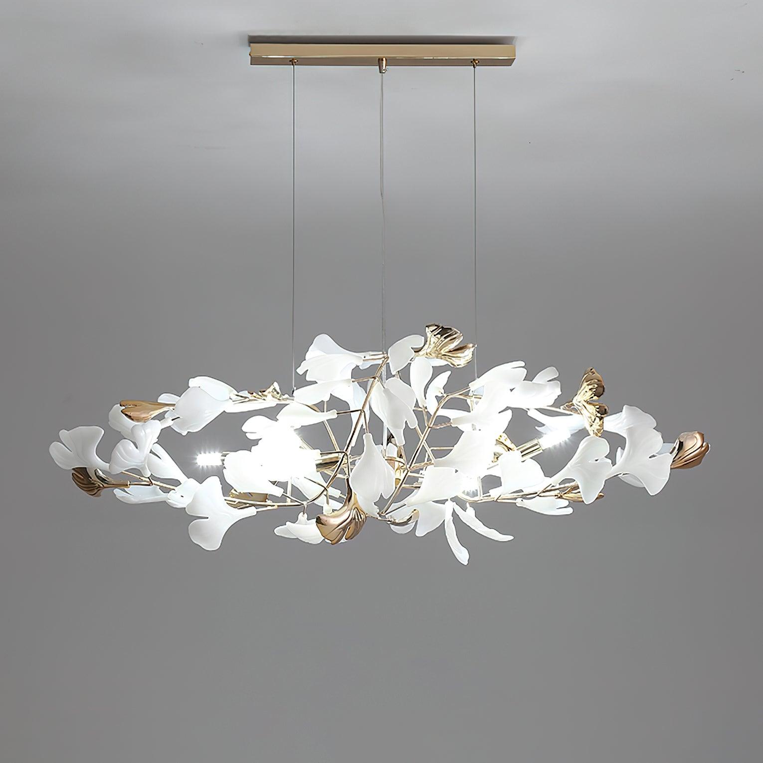 Gingko Chandelier H - Blowlighting