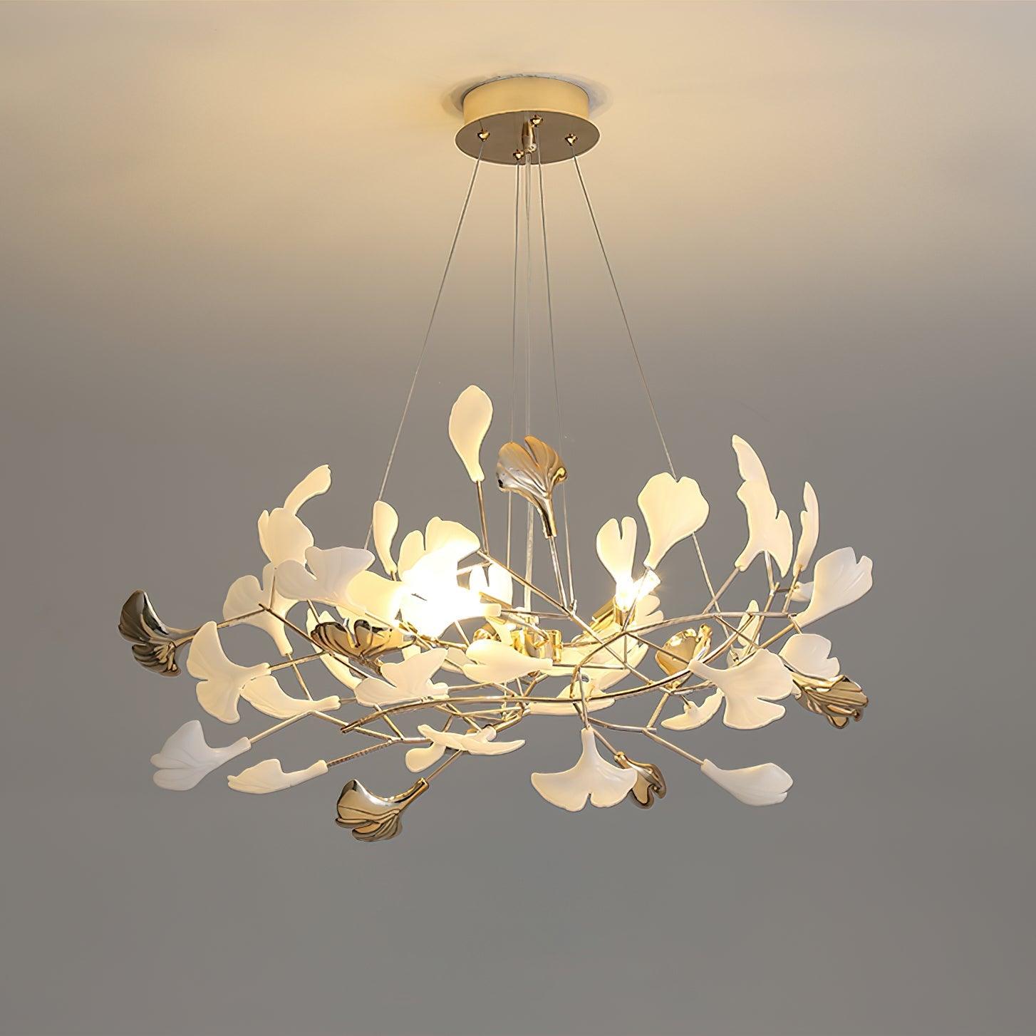 Gingko Chandelier R - Blowlighting