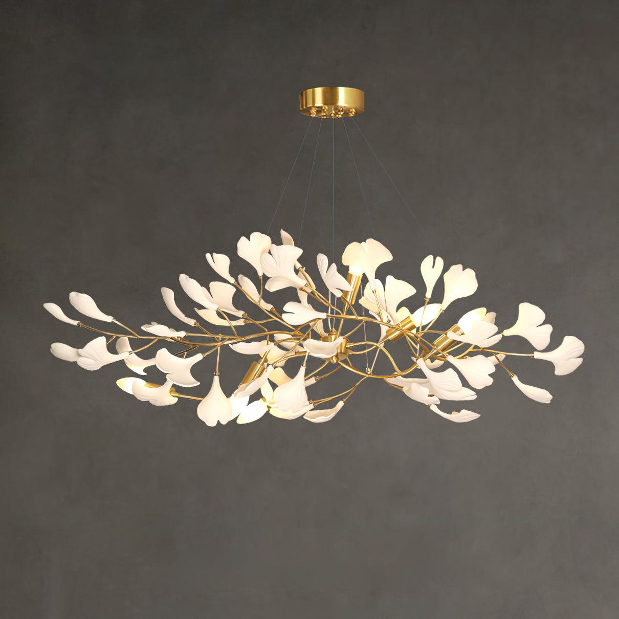 Gingko Chandelier I - Blowlighting