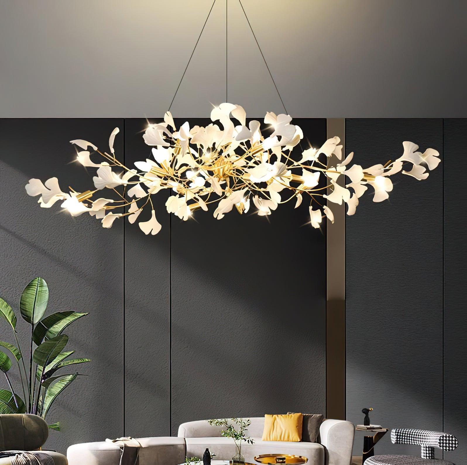 Gingko Chandelier I - Blowlighting