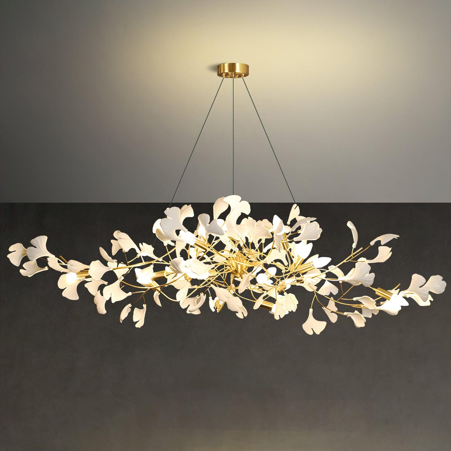 Gingko Chandelier I - Blowlighting