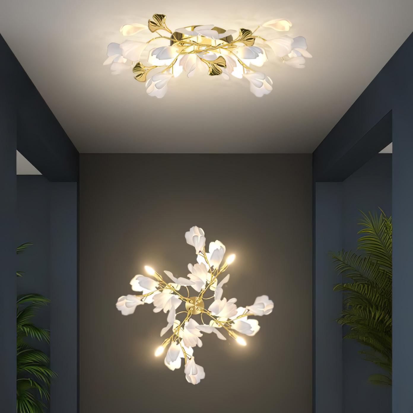 Gingko Flowers Wall Lamp - Blowlighting
