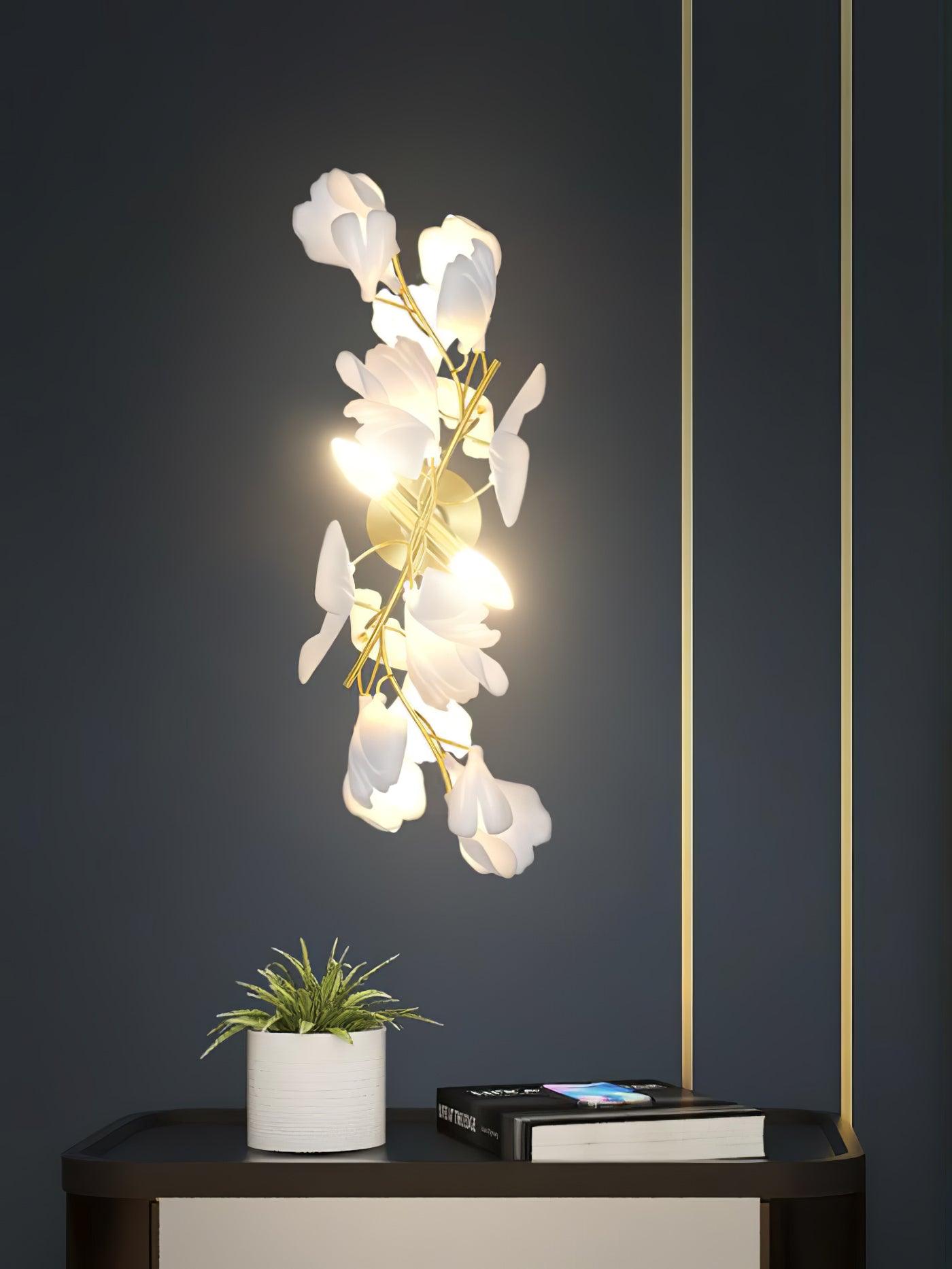 Gingko Flowers Wall Lamp - Blowlighting