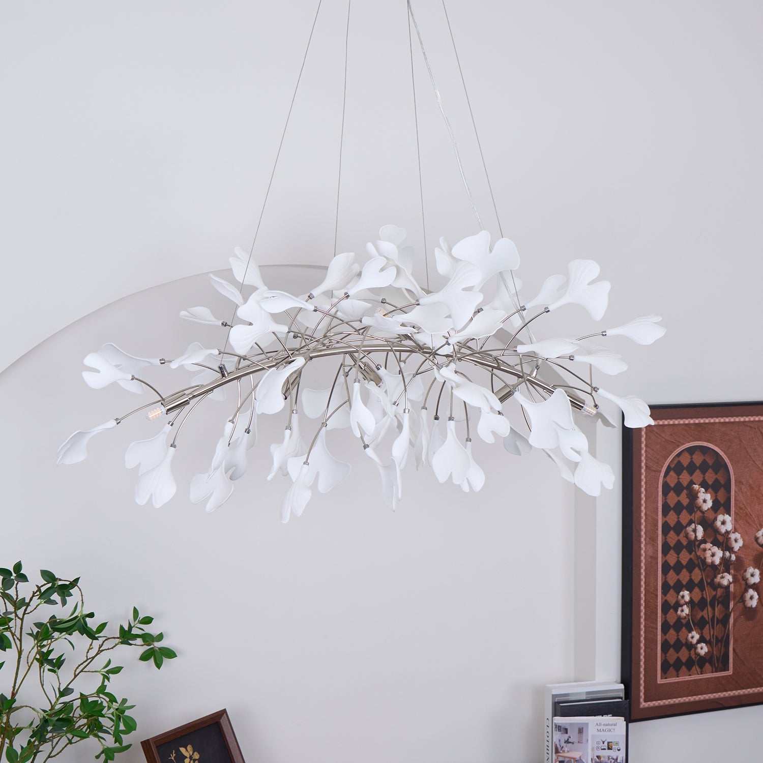 Gingko Chandelier N - Blowlighting
