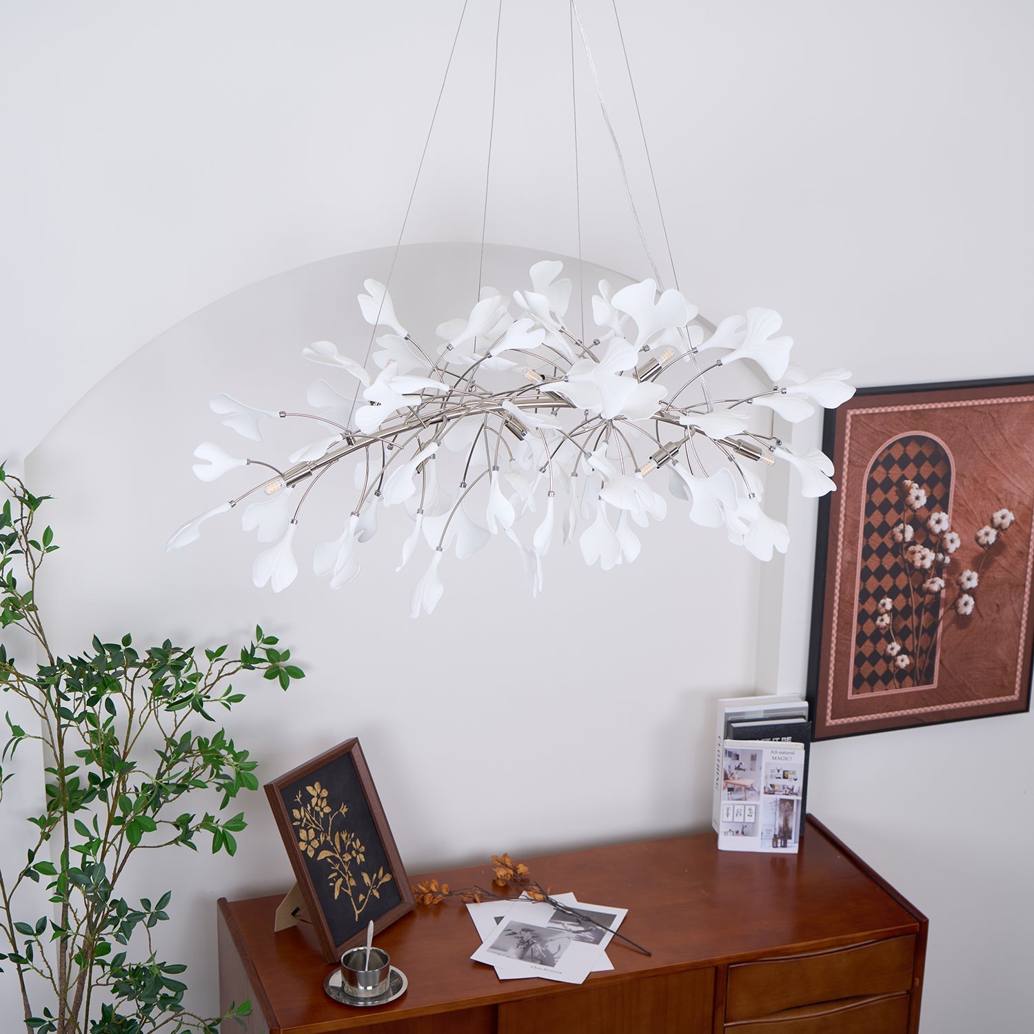 Gingko Chandelier N - Blowlighting