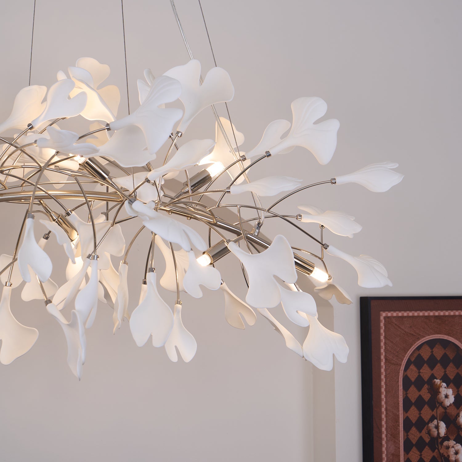 Gingko Chandelier N - Blowlighting