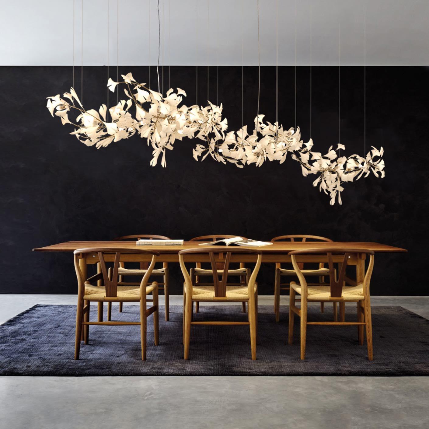 Gingko Chandelier A - Blowlighting