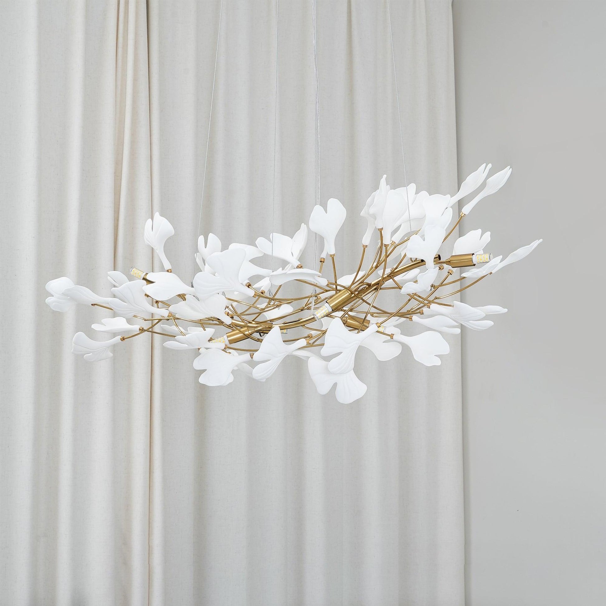 Gingko Chandelier B - Blowlighting