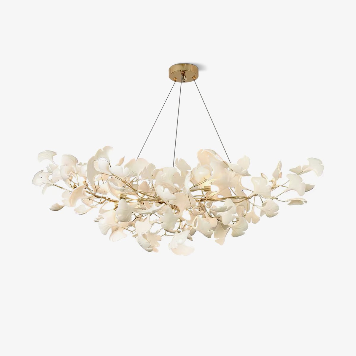 Gingko Chandelier B - Blowlighting