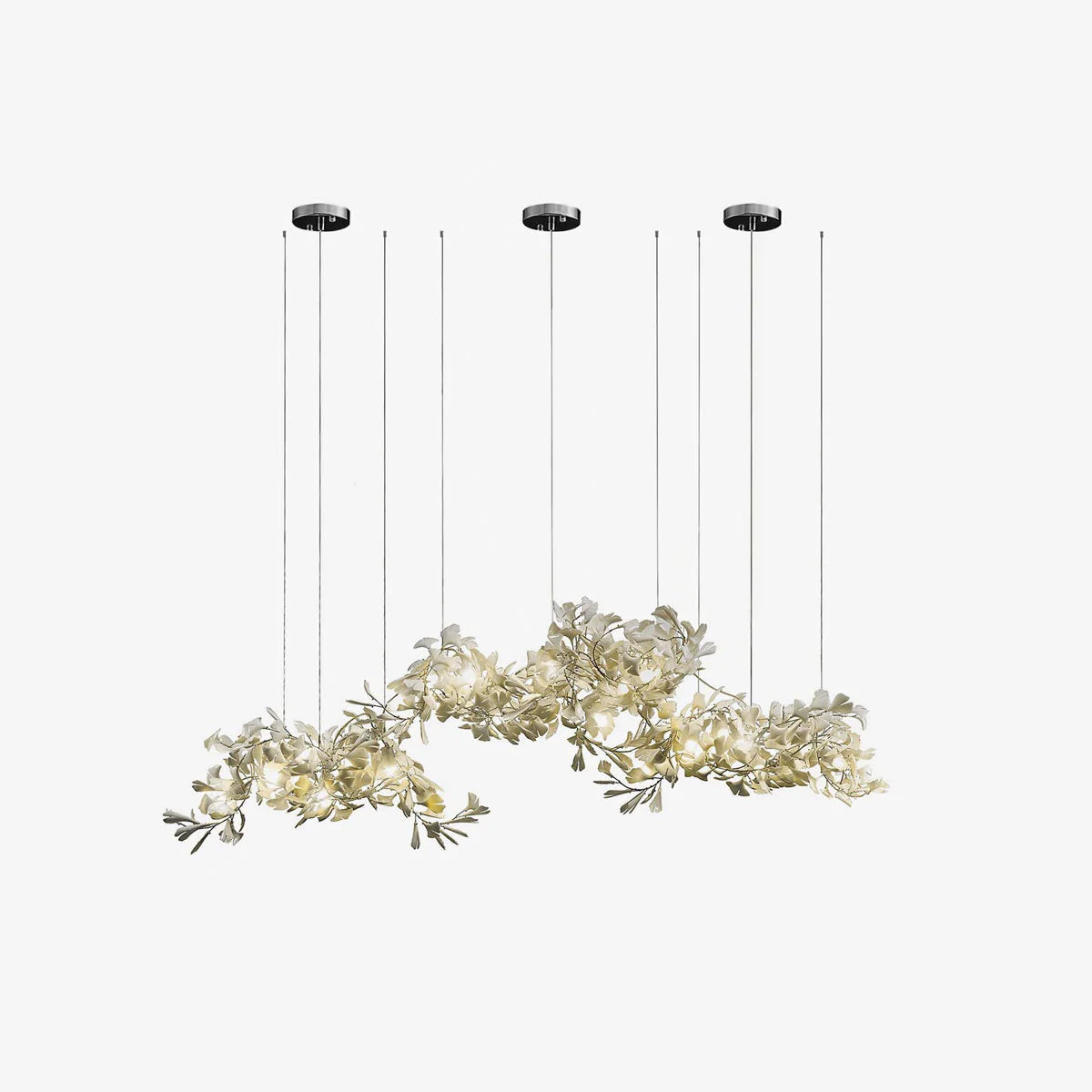 Gingko Chandelier C - Blowlighting