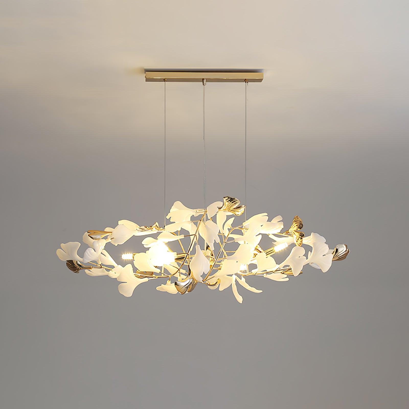 Gingko Chandelier H - Blowlighting