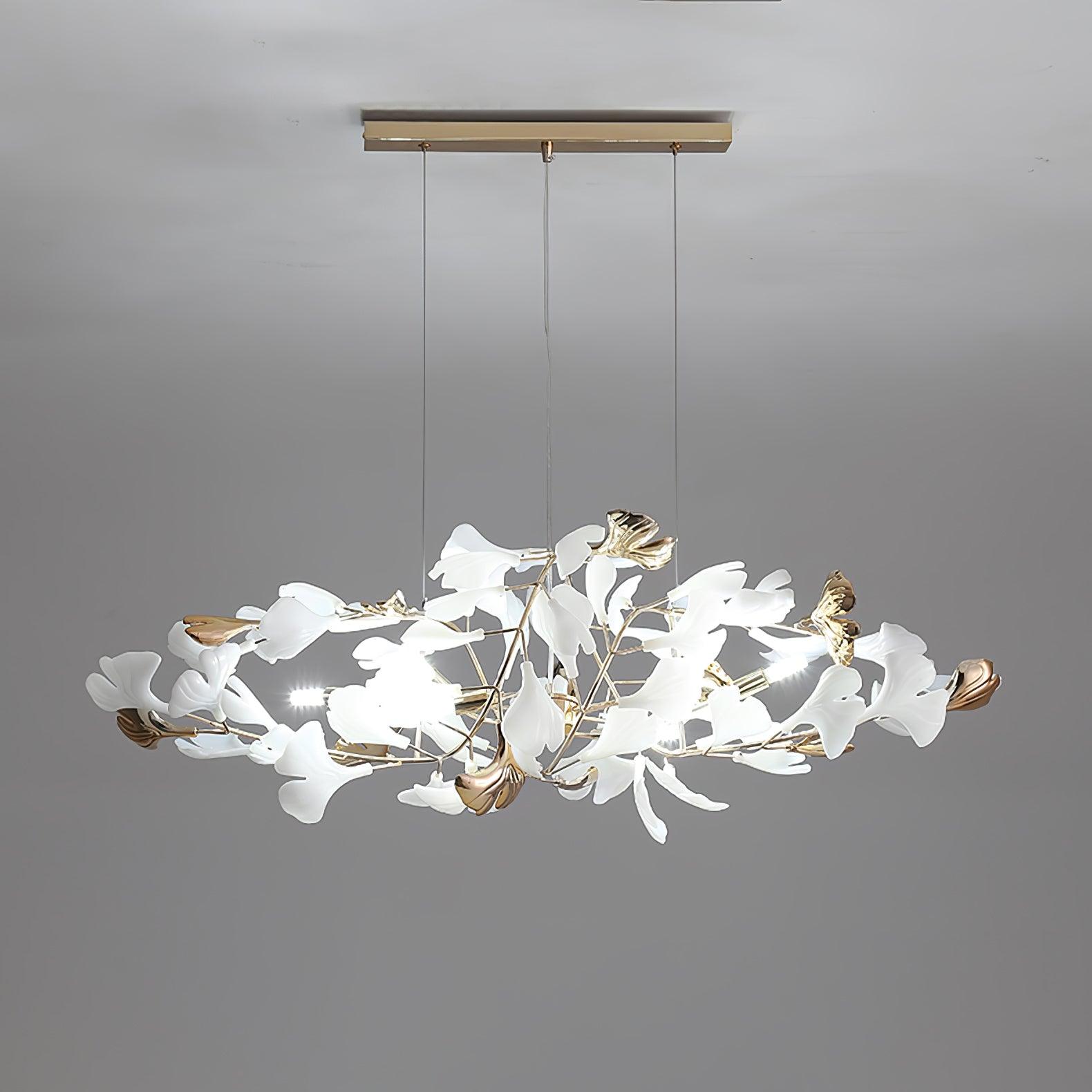 Gingko Chandelier H - Blowlighting