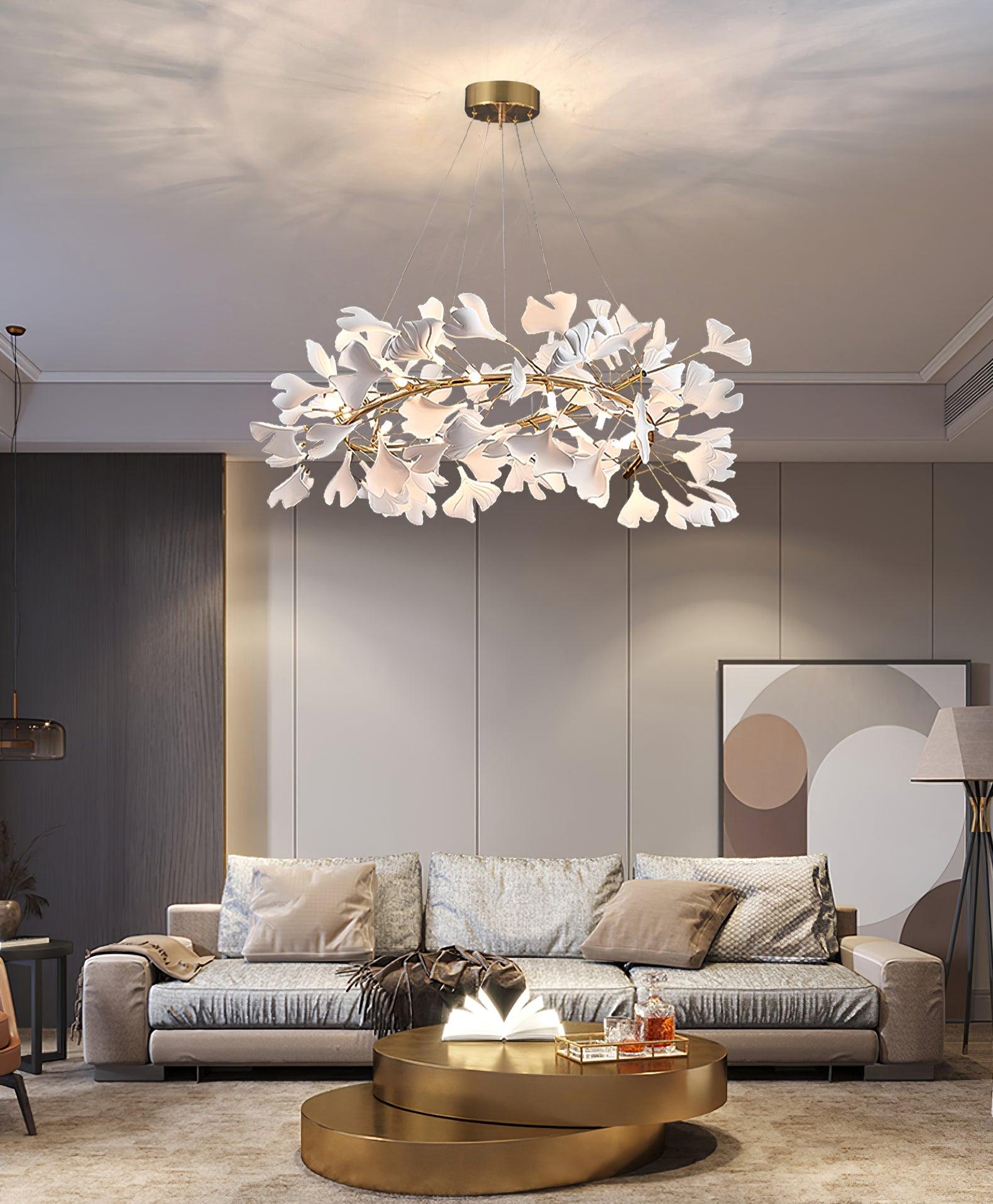 Gingko Chandelier U - Blowlighting