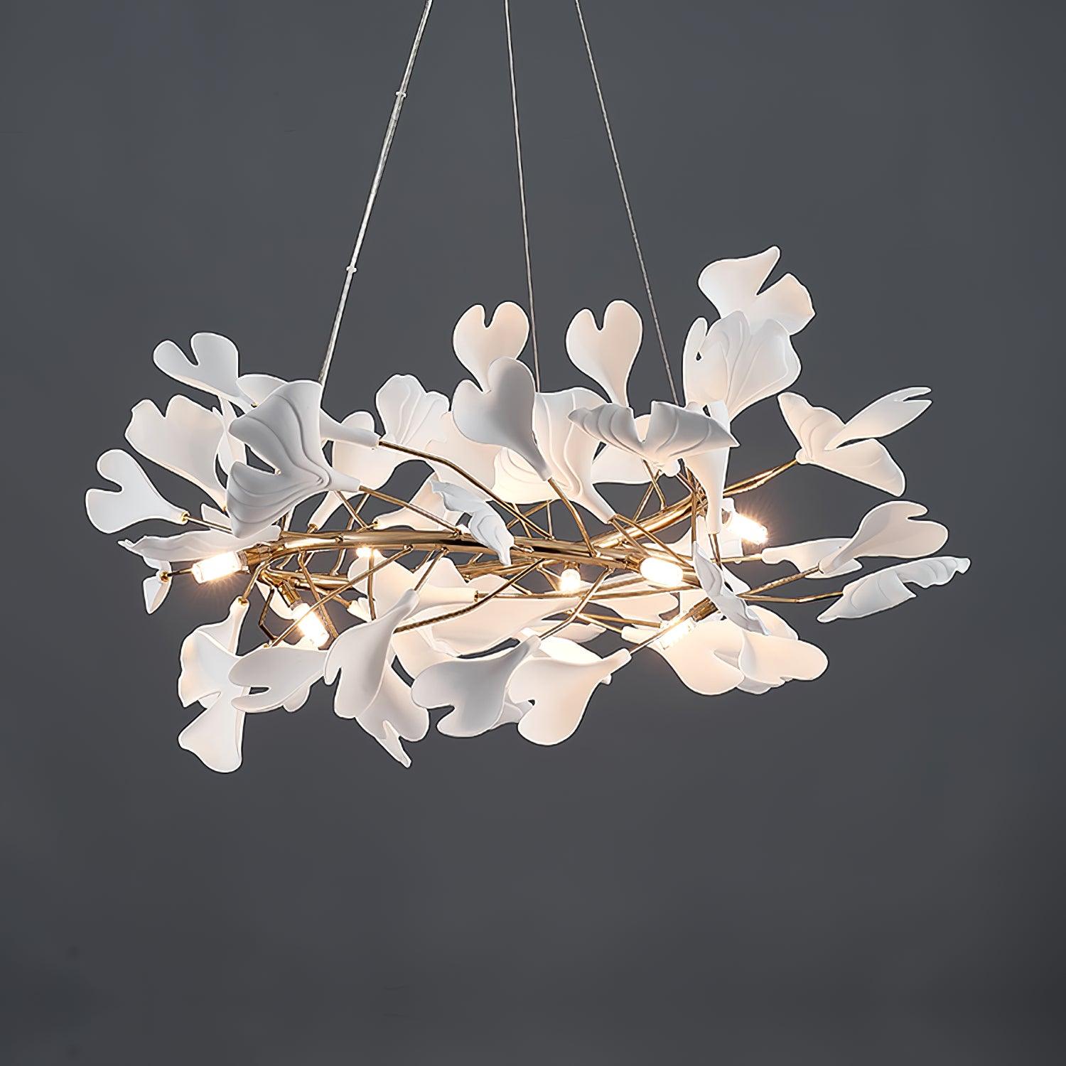 Gingko Chandelier U - Blowlighting