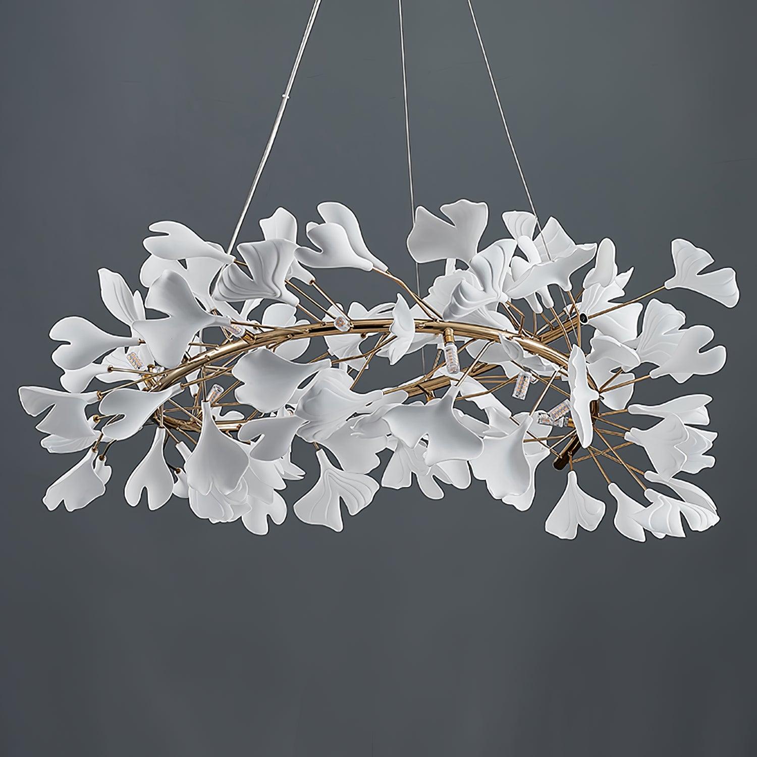 Gingko Chandelier U - Blowlighting