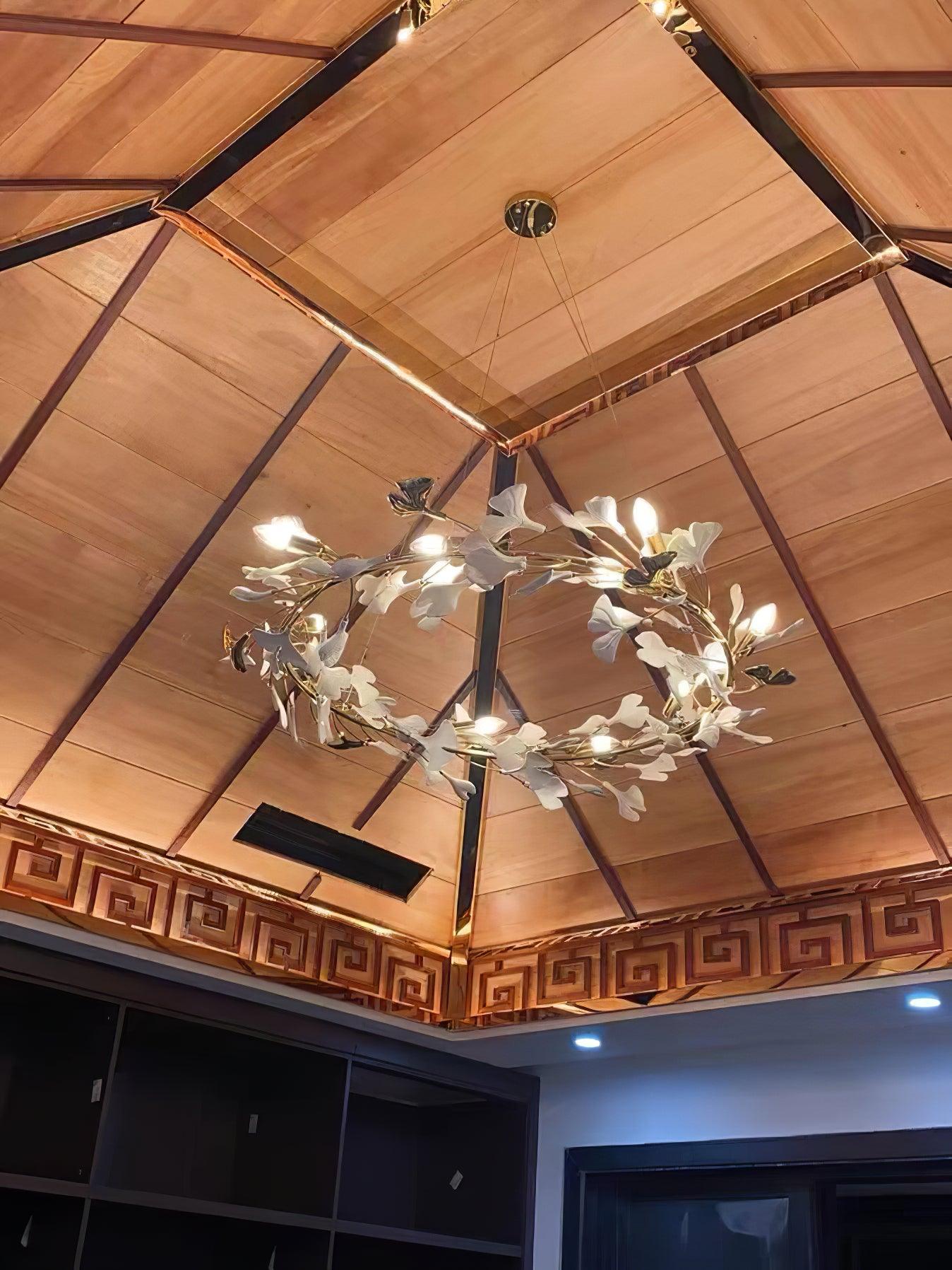 Gingko Chandelier U - Blowlighting