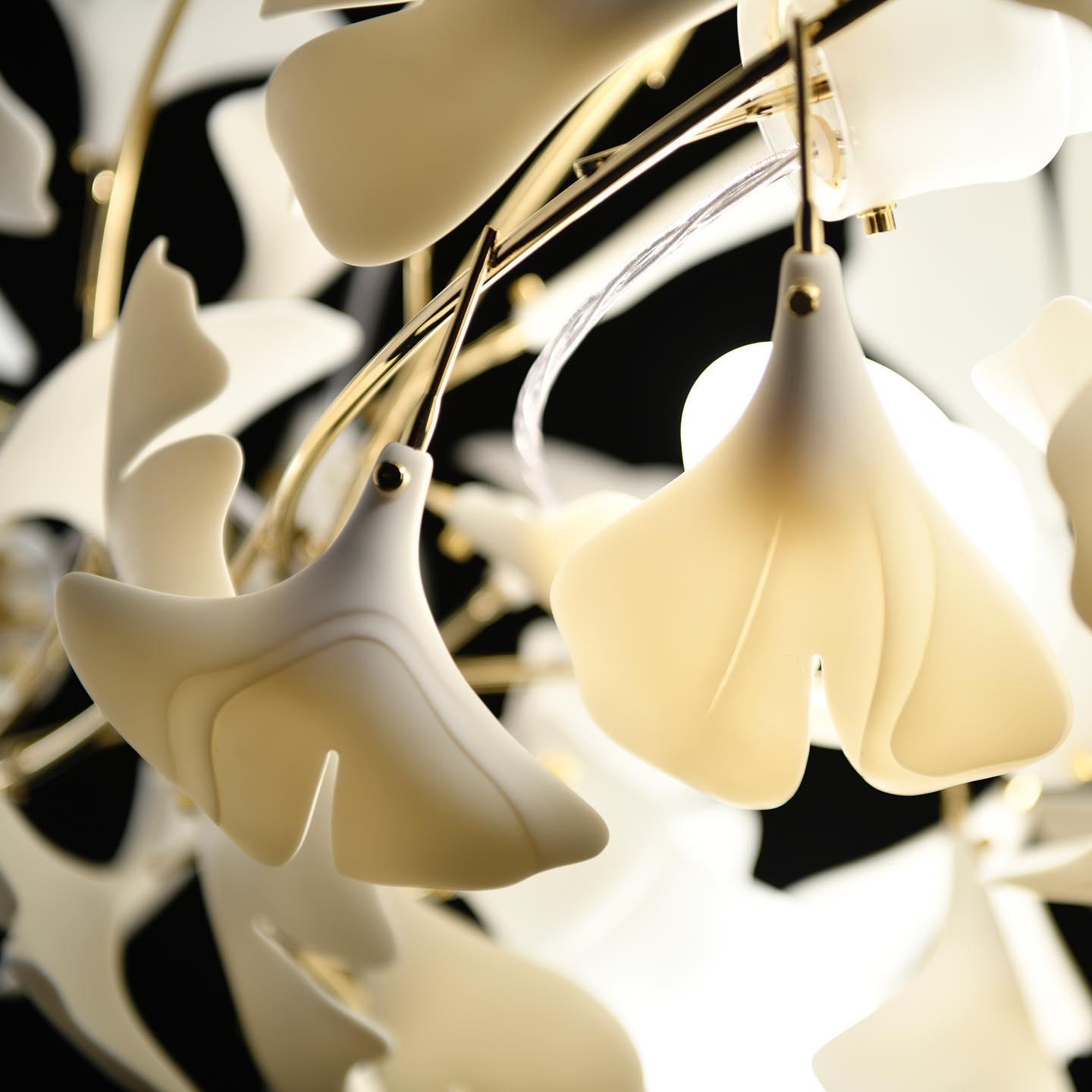 Gingko Chandelier U - Blowlighting