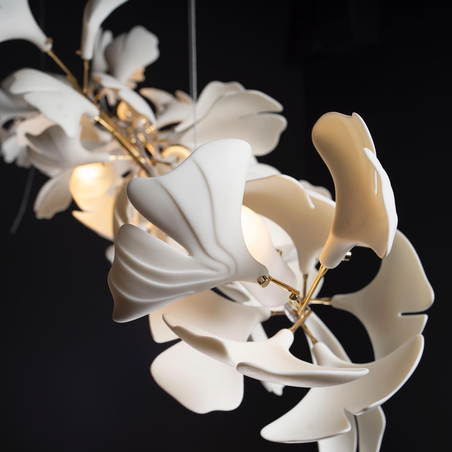 Gingko Chandelier U - Blowlighting