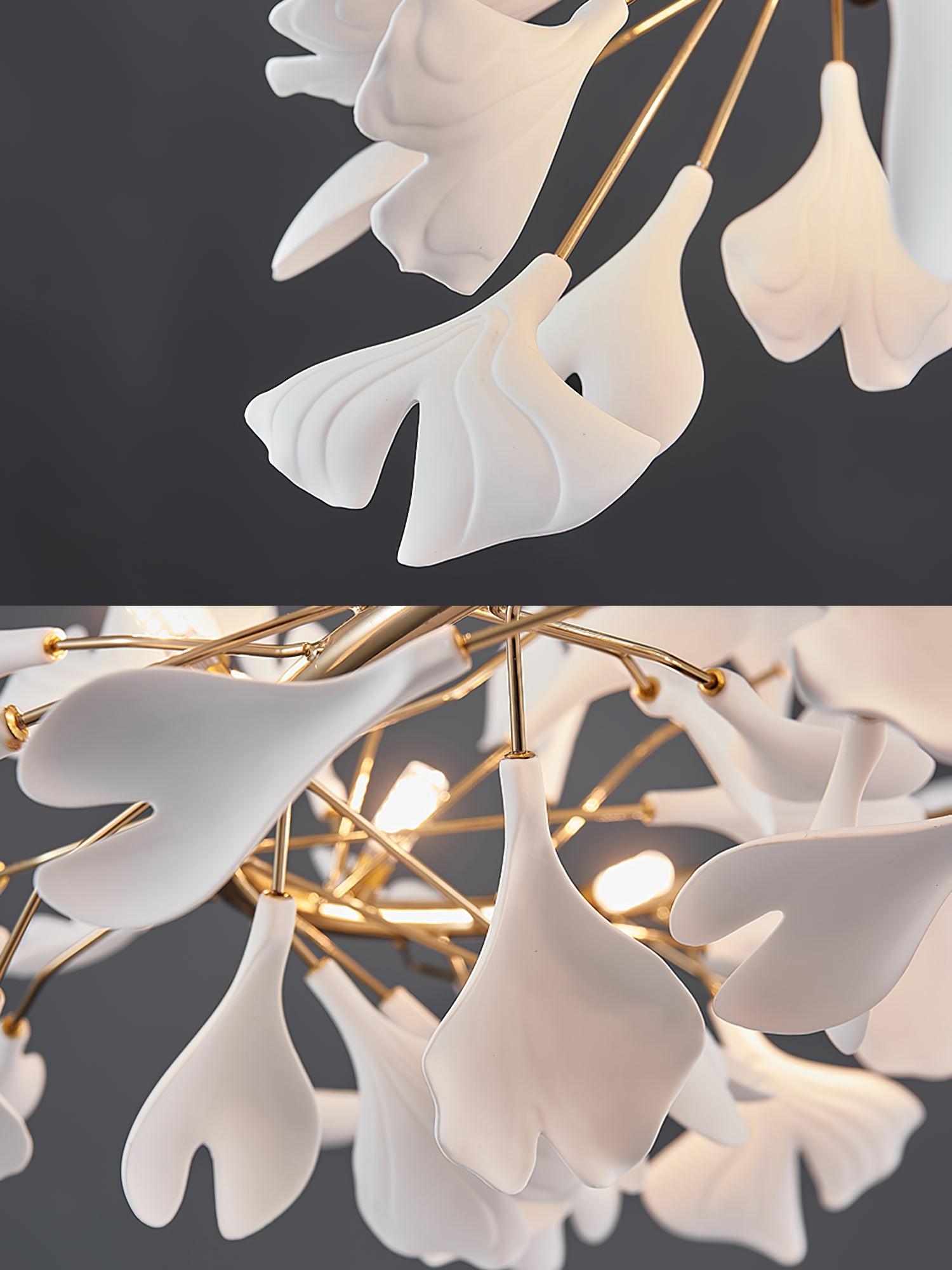 Gingko Chandelier U - Blowlighting