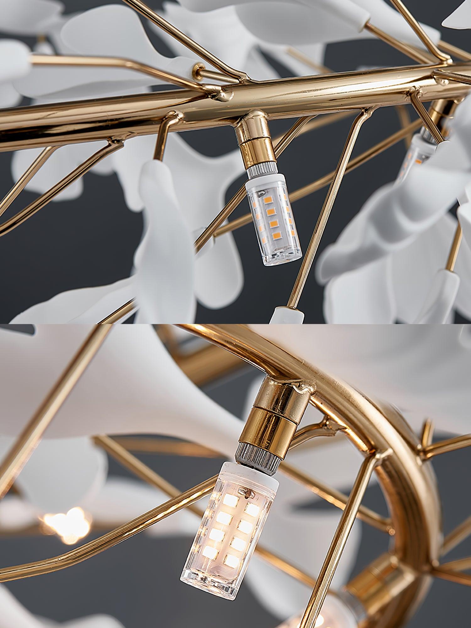 Gingko Chandelier U - Blowlighting